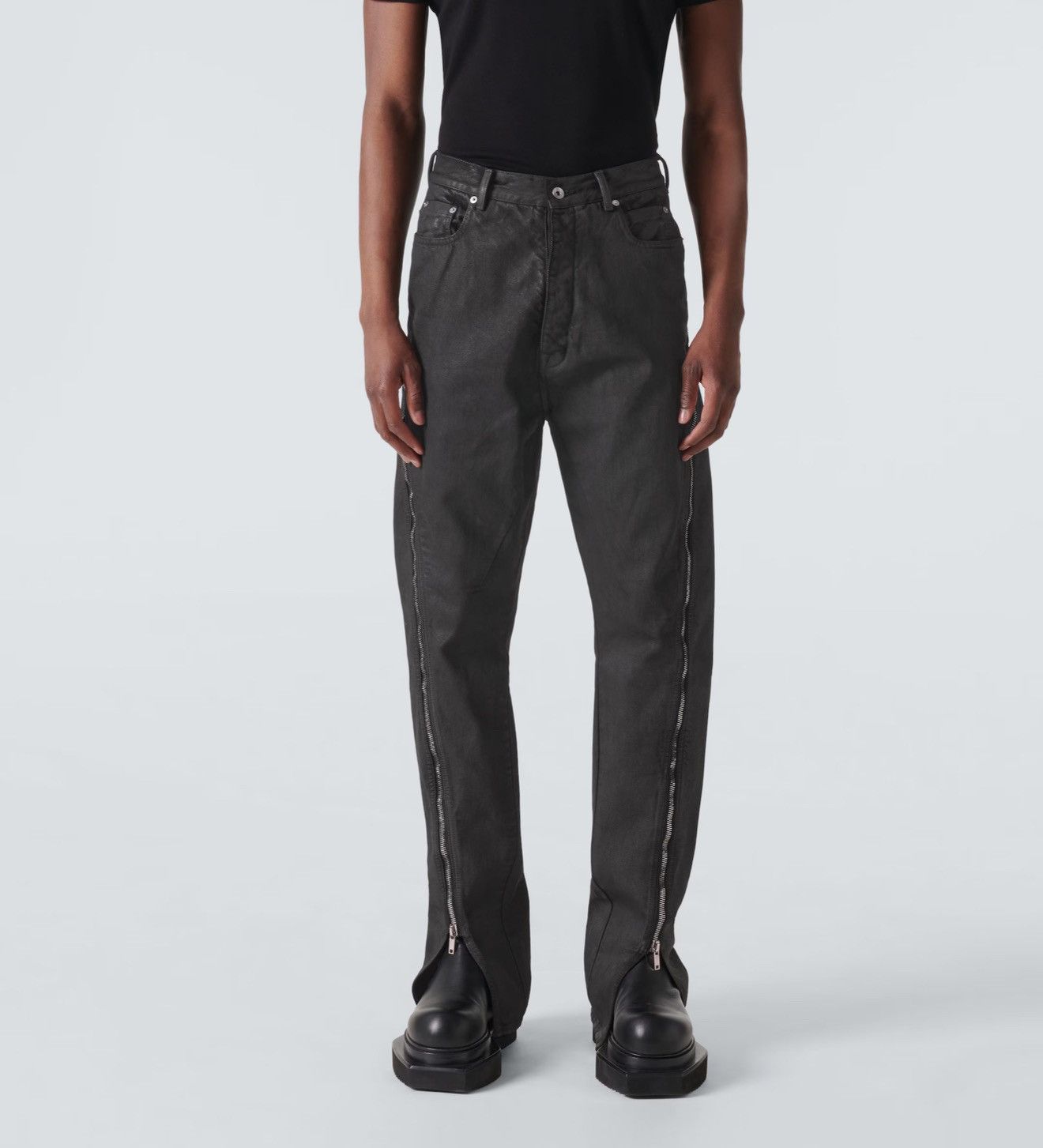 Rick Owens Rick Owens Waxed Bolan Banana Denim Sz.32 Size US 32 / EU 48 - 3 Thumbnail