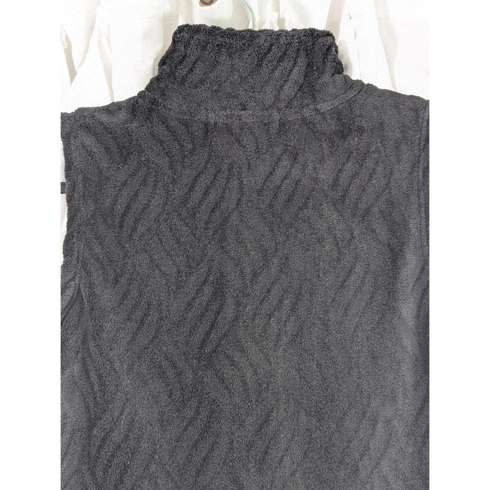 Other French Laundry Black Faux Fur Full Zip Vest Pockets Medium Size M / US 6-8 / IT 42-44 - 10 Thumbnail