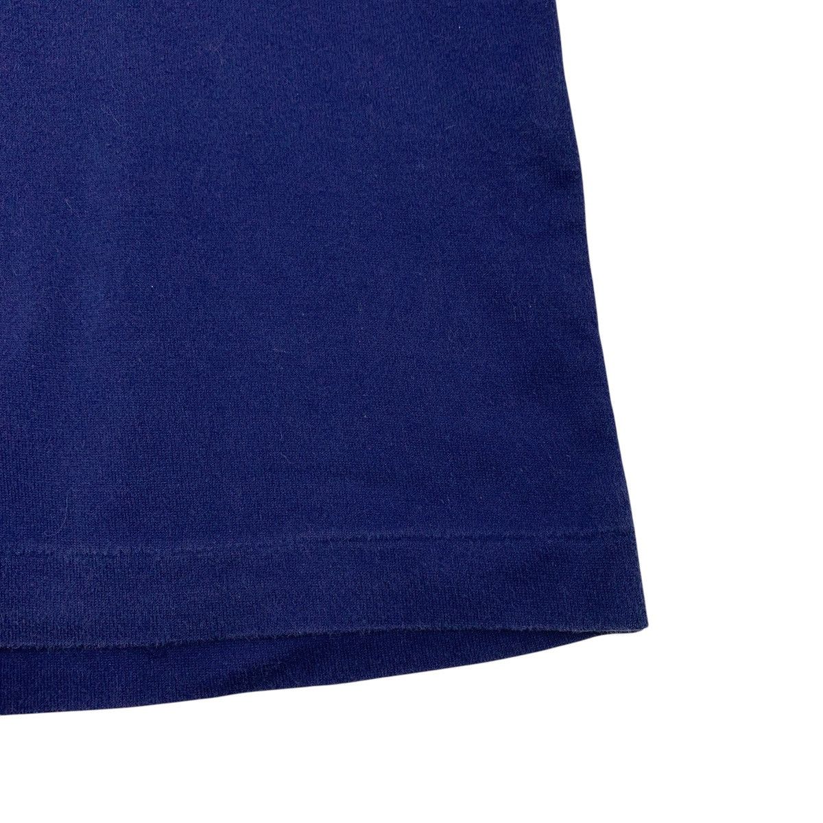 Courreges × Vintage Vintage COURREGES printed spellout logo navy blue tee Size US M / EU 48-50 / 2 - 8 Thumbnail