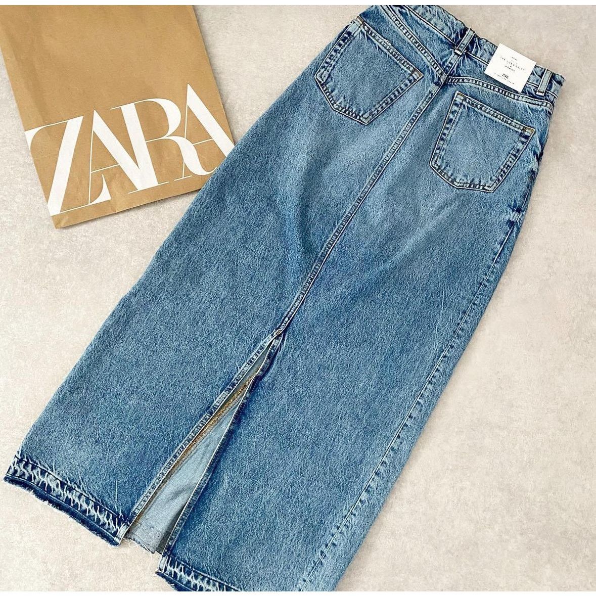 Zara ZARA SKIRT PREMIUM LONG SKIRT Size 26" / US 2 / IT 38 - 3 Thumbnail