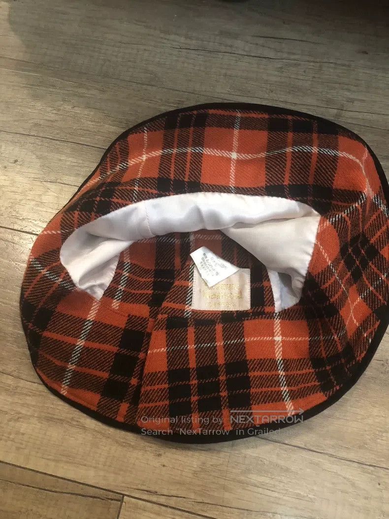 Vivienne Westwood Vivienne Westwood Old gold standard plaid hat Size ONE SIZE - 3 Thumbnail