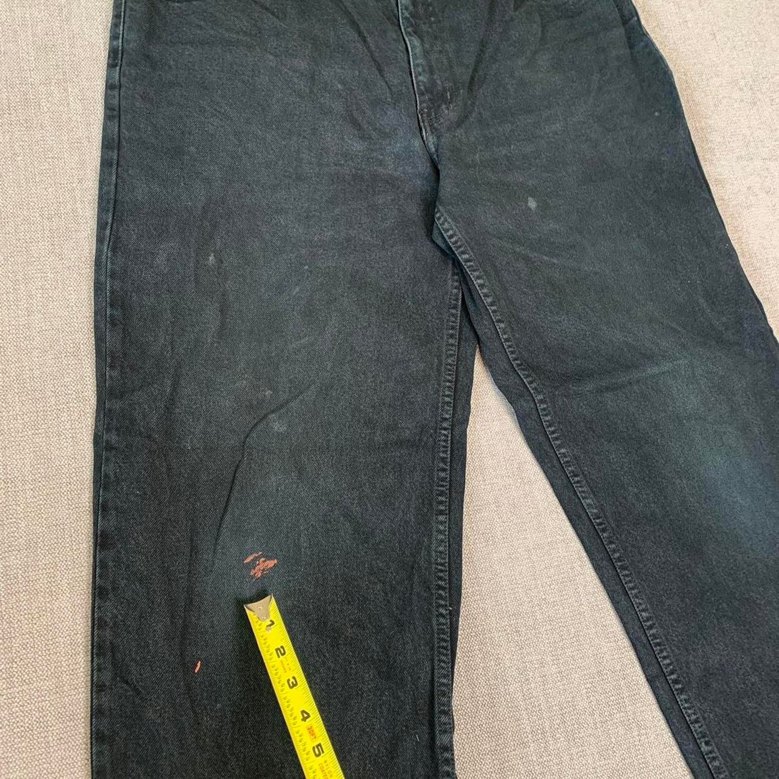 Anchor Blue Y2K Anchor Blue Wide Leg Black Denim Jeans Size US 36 / EU 52 - 8 Thumbnail
