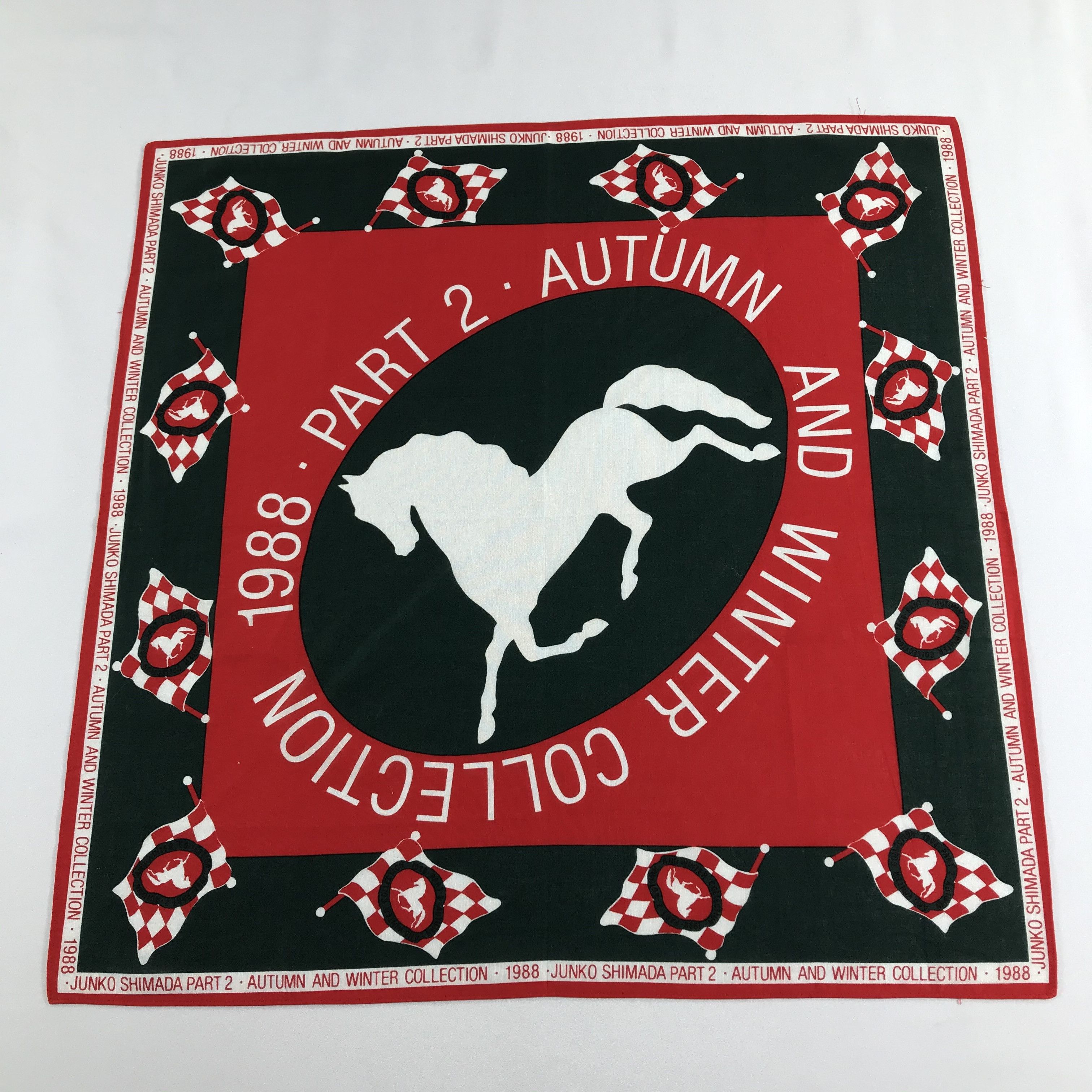 Junko Shimada Junko Shimada Handkerchief Neckerchief Bandana H1142 Size ONE SIZE - 1 Thumbnail