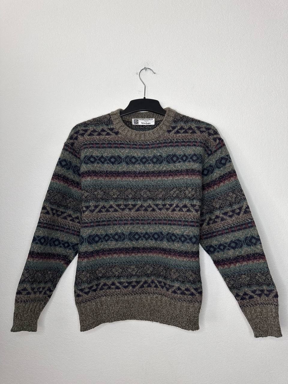 Pierre Balmain Pierre Balmain Paris Wool Blend Knit Sweater Patterned 90s Size US S / EU 44-46 / 1 - 2 Thumbnail