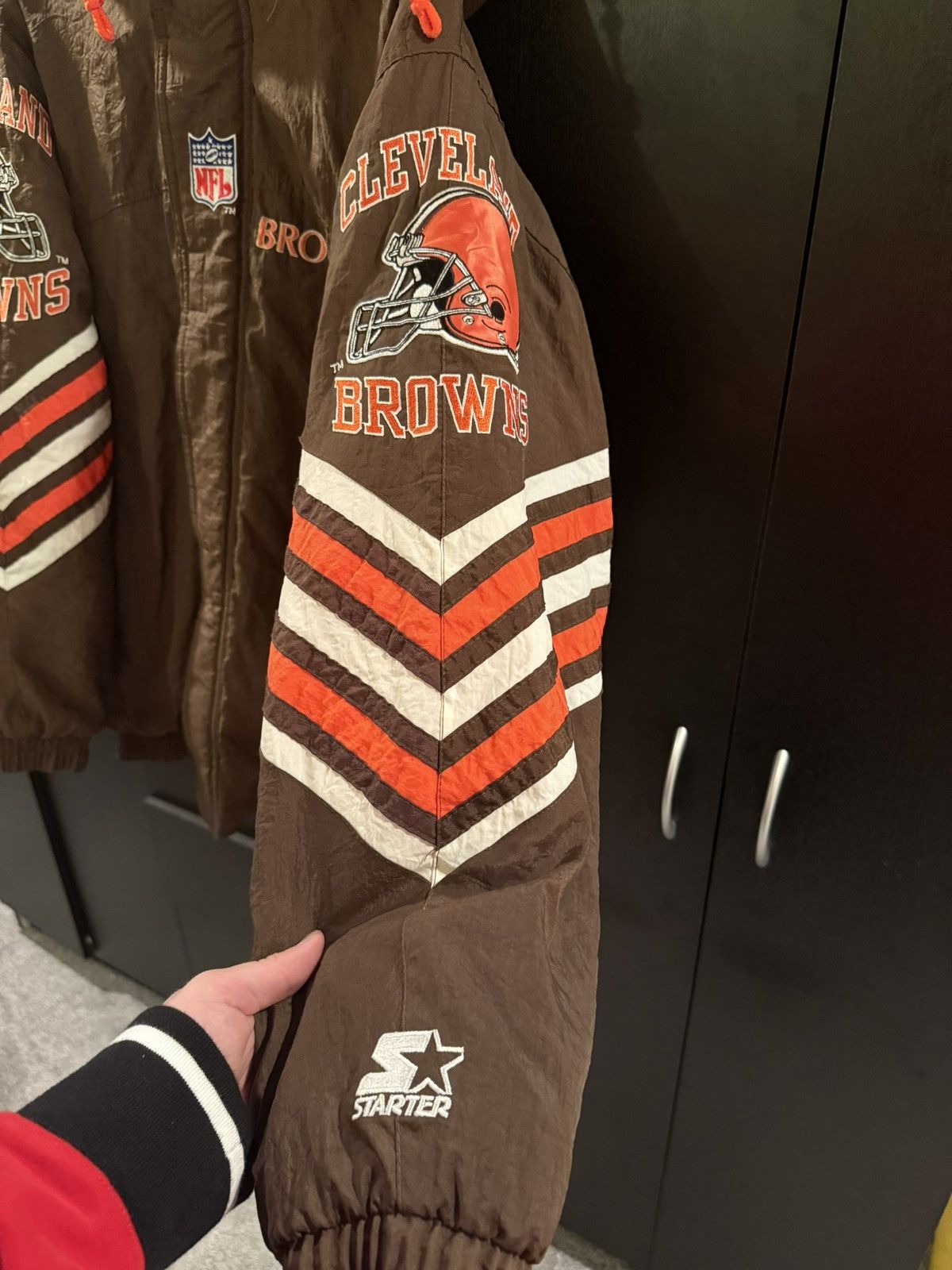 Starter Vintage Browns Starter Jacket XL Size US XL / EU 56 / 4 - 2 Thumbnail