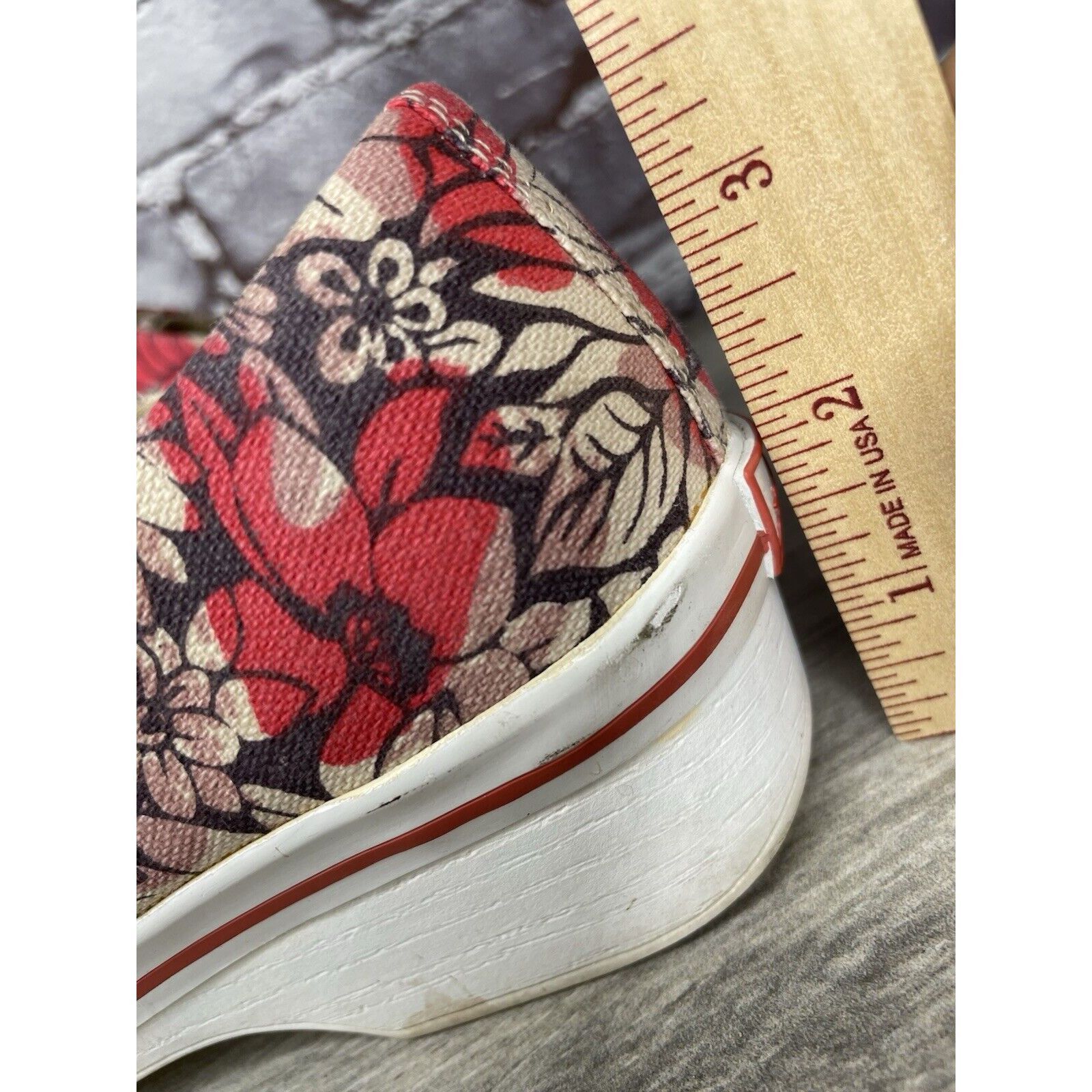 Other Dansko Veda Vegan Red Floral Lace Up Sneaker Clogs Shoes Wom Size US 6.5 / IT 36.5 - 17 Thumbnail