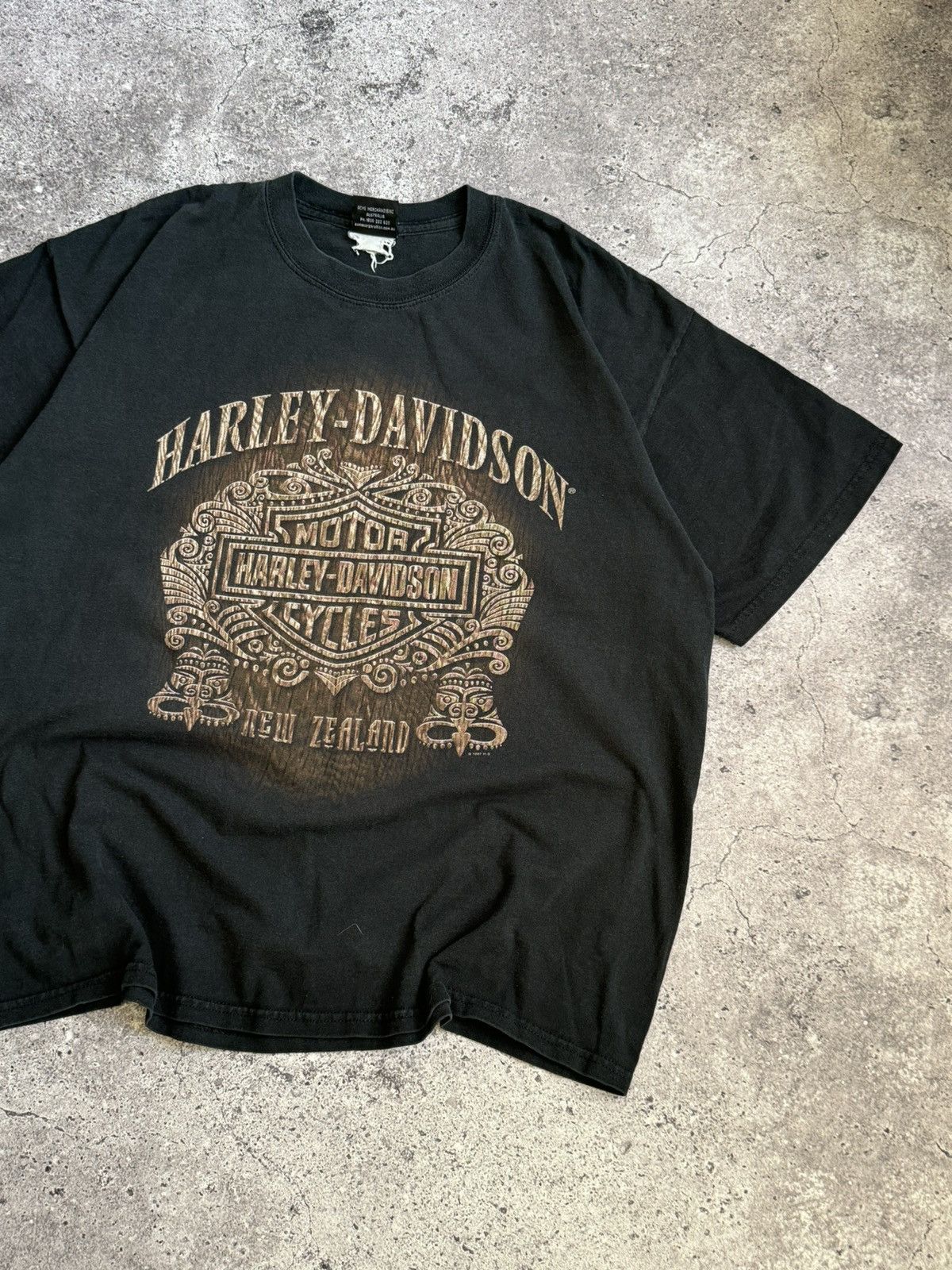 Harley Davidson × Vintage Vintage Harley Davidson 1997-2007 big logo Y2K t-shirt Size US XL / EU 56 / 4 - 3 Thumbnail