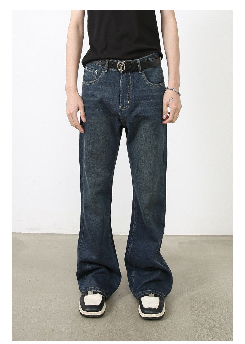 Japanese Brand × Jean Versatile casual high loose straight flared jeans Size US 32 / EU 48 - 2 Thumbnail
