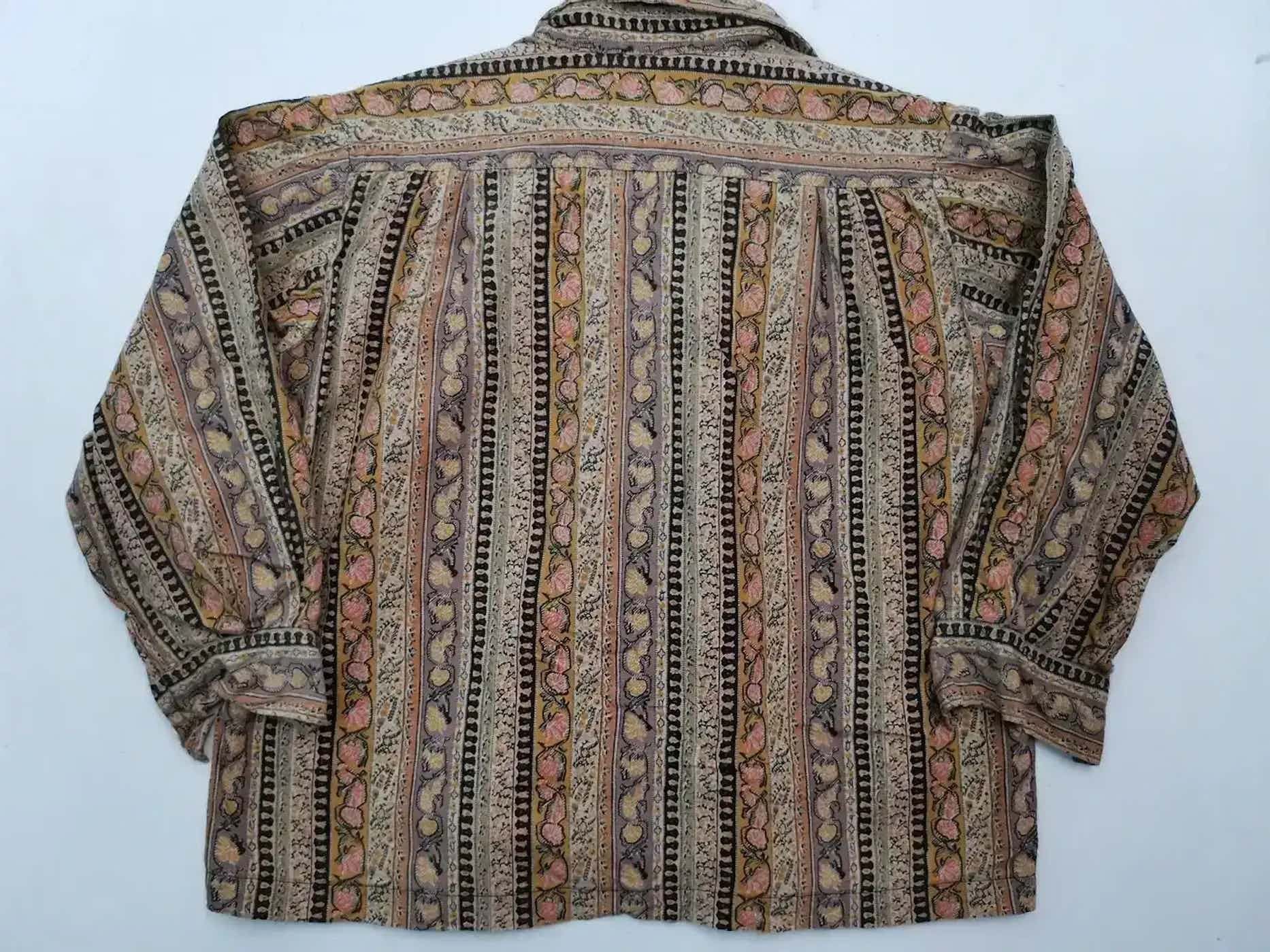 Vintage Vintage Flower Full Print Shirt Size US L / EU 52-54 / 3 - 3 Thumbnail