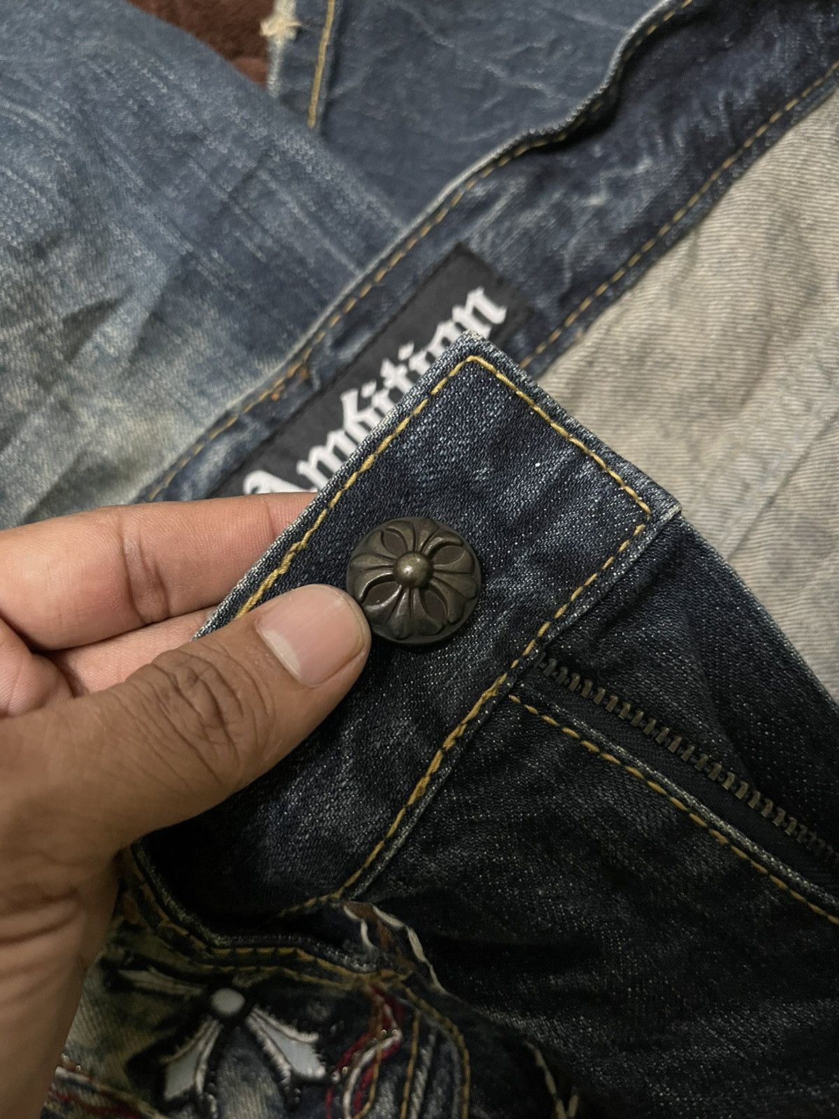 Japanese Brand Be Ambition skull edition Size US 30 / EU 46 - 16 Thumbnail