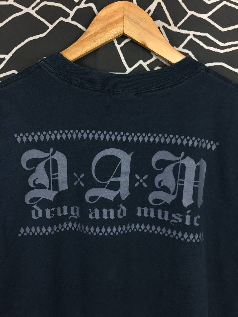 Japanese Brand Vtg Y2K Drug And Music D.A.M Rebel Punk Streetwear Tee Size US L / EU 52-54 / 3 - 3 Thumbnail