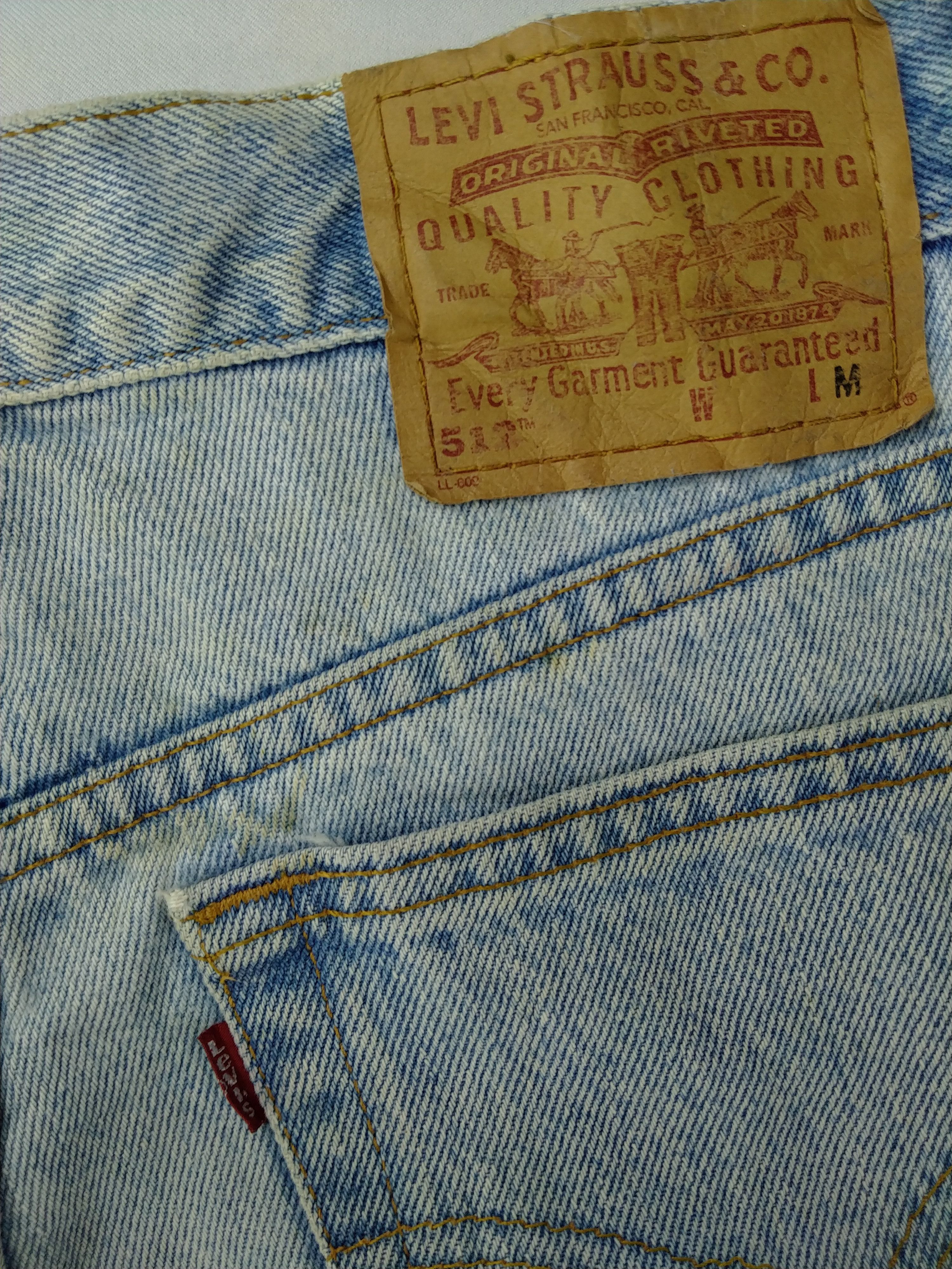 Levi's Light Wash Vintage Levi's 512 Slim 33x31 Denim -JN1018 Size US 33 - 10 Thumbnail