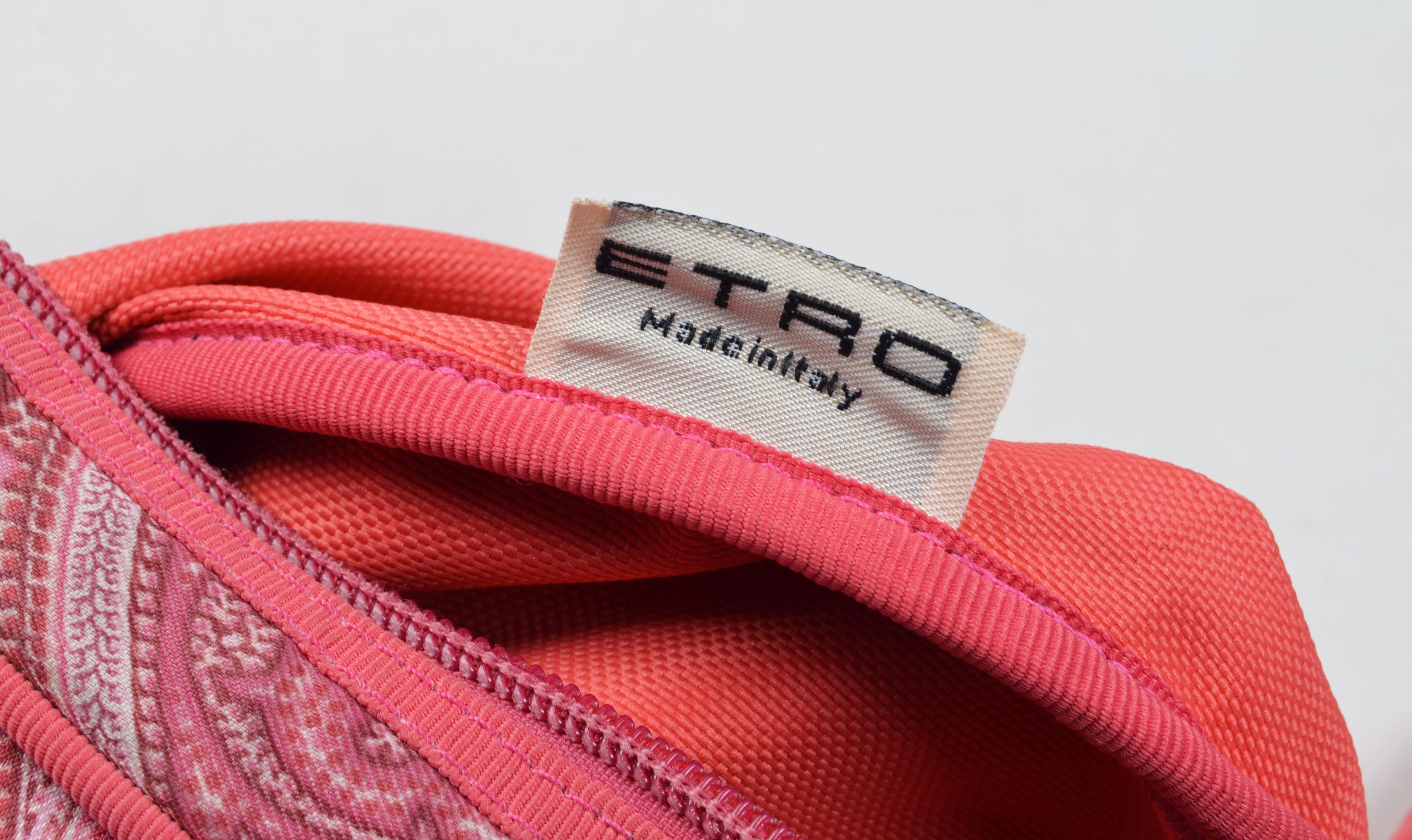 Designer × Etro Etro Profumi Paisley Pink Shoulder/Crossbody Bag Size ONE SIZE - 7 Thumbnail