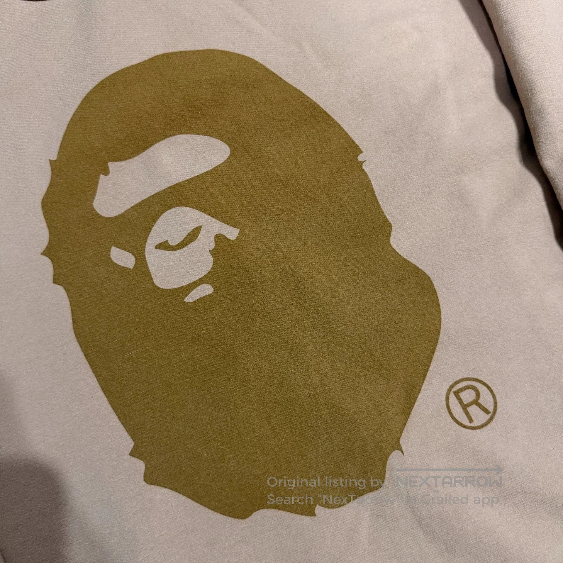 Bape BAPE Light Brown Big Ape Crewneck Sweatshirt. Size US XL / EU 56 / 4 - 5 Thumbnail