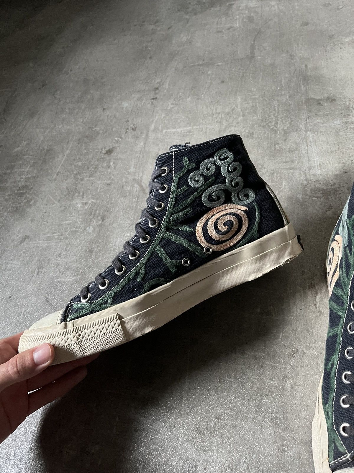 Visvim Visvim canvas embroidery flower 13ss shoes Size US 9 / EU 42 - 3 Thumbnail