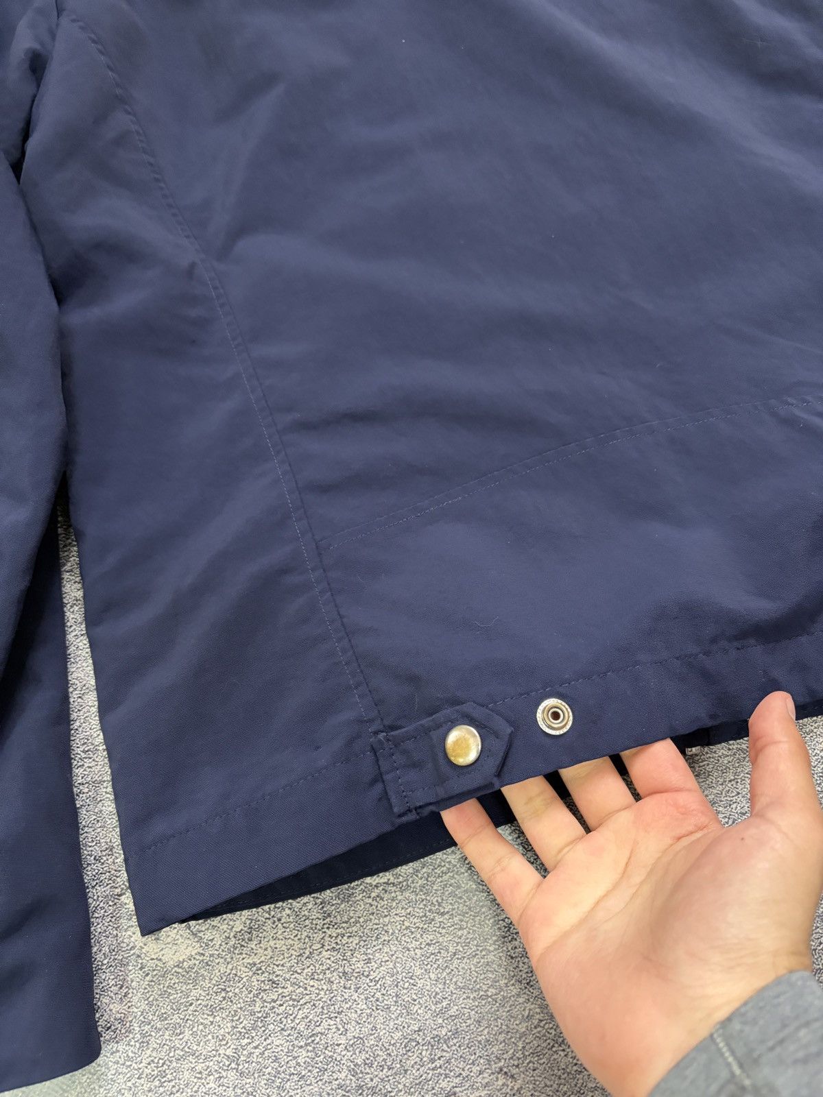 Diesel Diesel Blue Nylon Biker Bomber Jacket XL Cafe Racer Full Zip Size US XL / EU 56 / 4 - 12 Thumbnail
