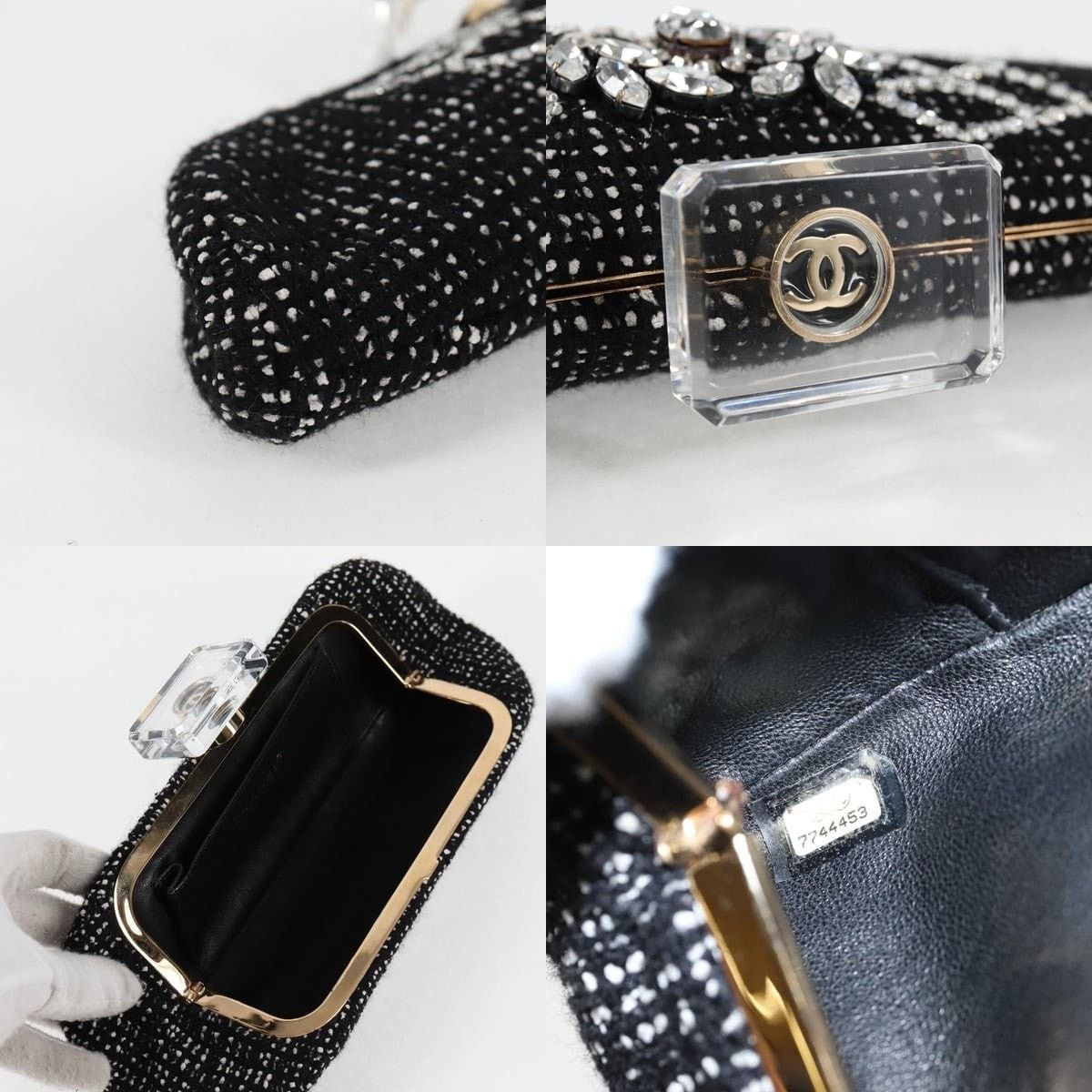 Chanel Chanel Tweed Clutch Size ONE SIZE - 4 Thumbnail