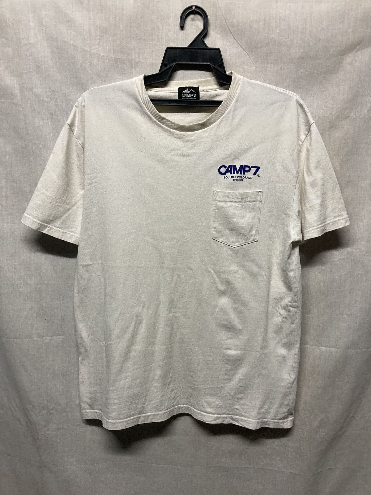 image of Outdoor Life Camp 7 Pocket Tee in White, Men's (Size Large)