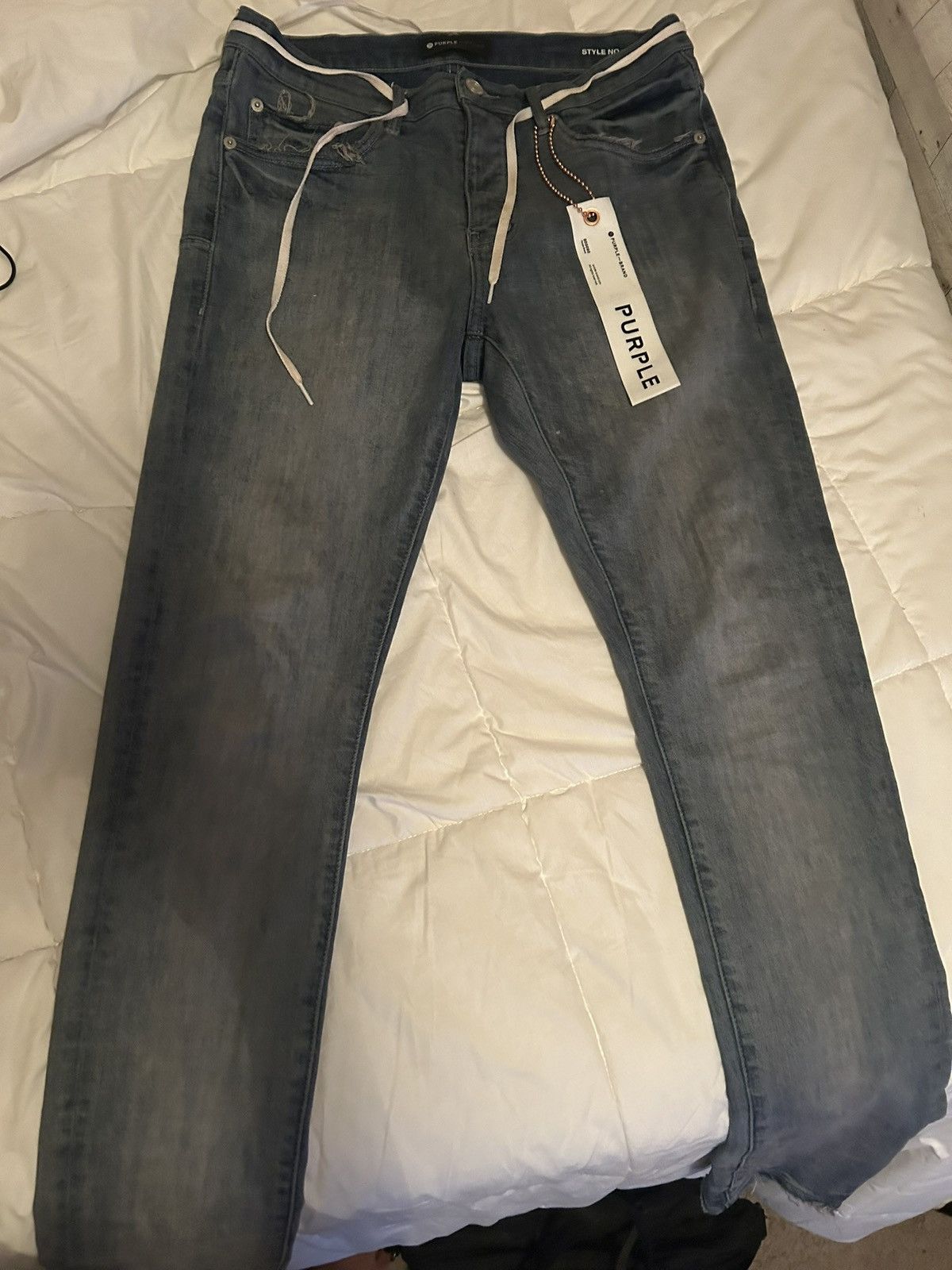 Purple Brand Blue purple jeans Size US 31 - 1 Thumbnail