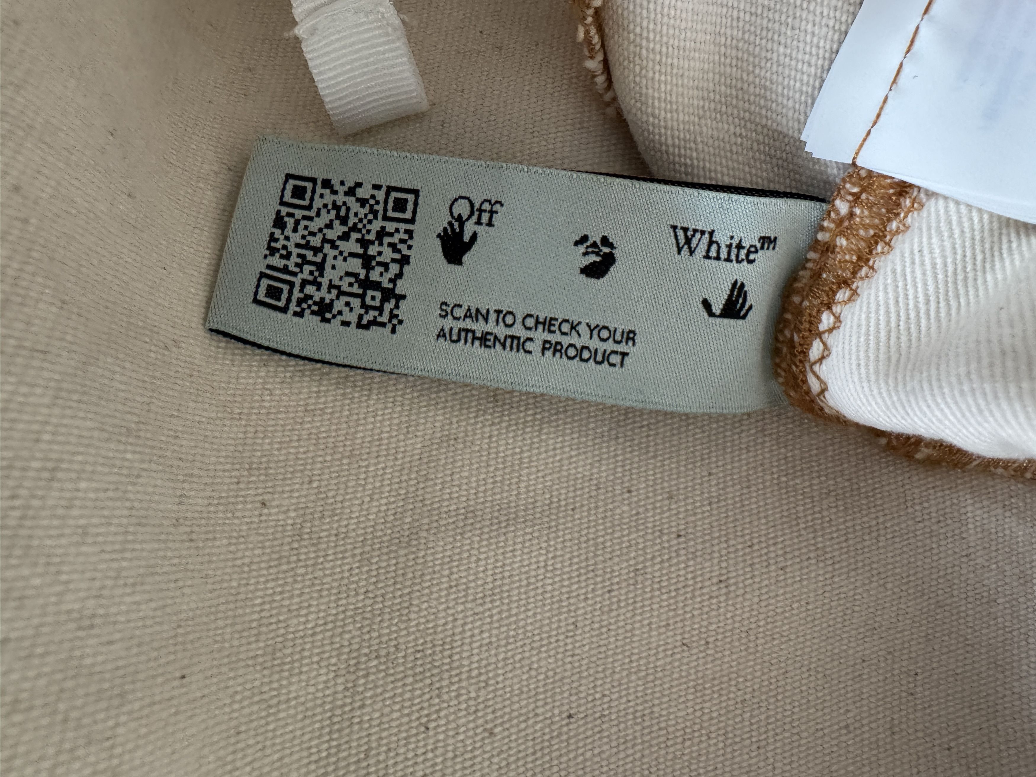 Off-White Beige Reconstructed Double Knee Carpenter Pants Size US 34 / EU 50 - 18 Thumbnail