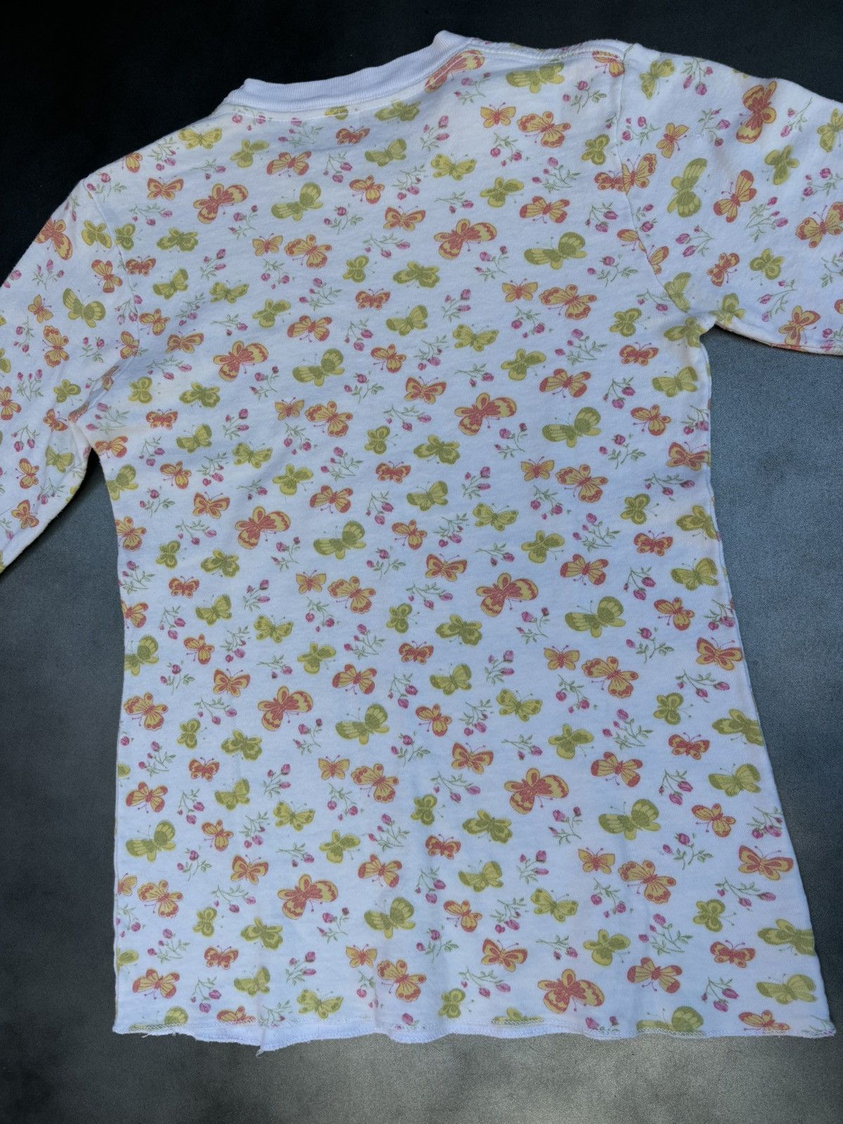 JCPenney × Sears × Vintage 1970s Butterfly Print Thermal Vintage Duofold Undershirt USA Size XS / US 0-2 / IT 36-38 - 11 Thumbnail