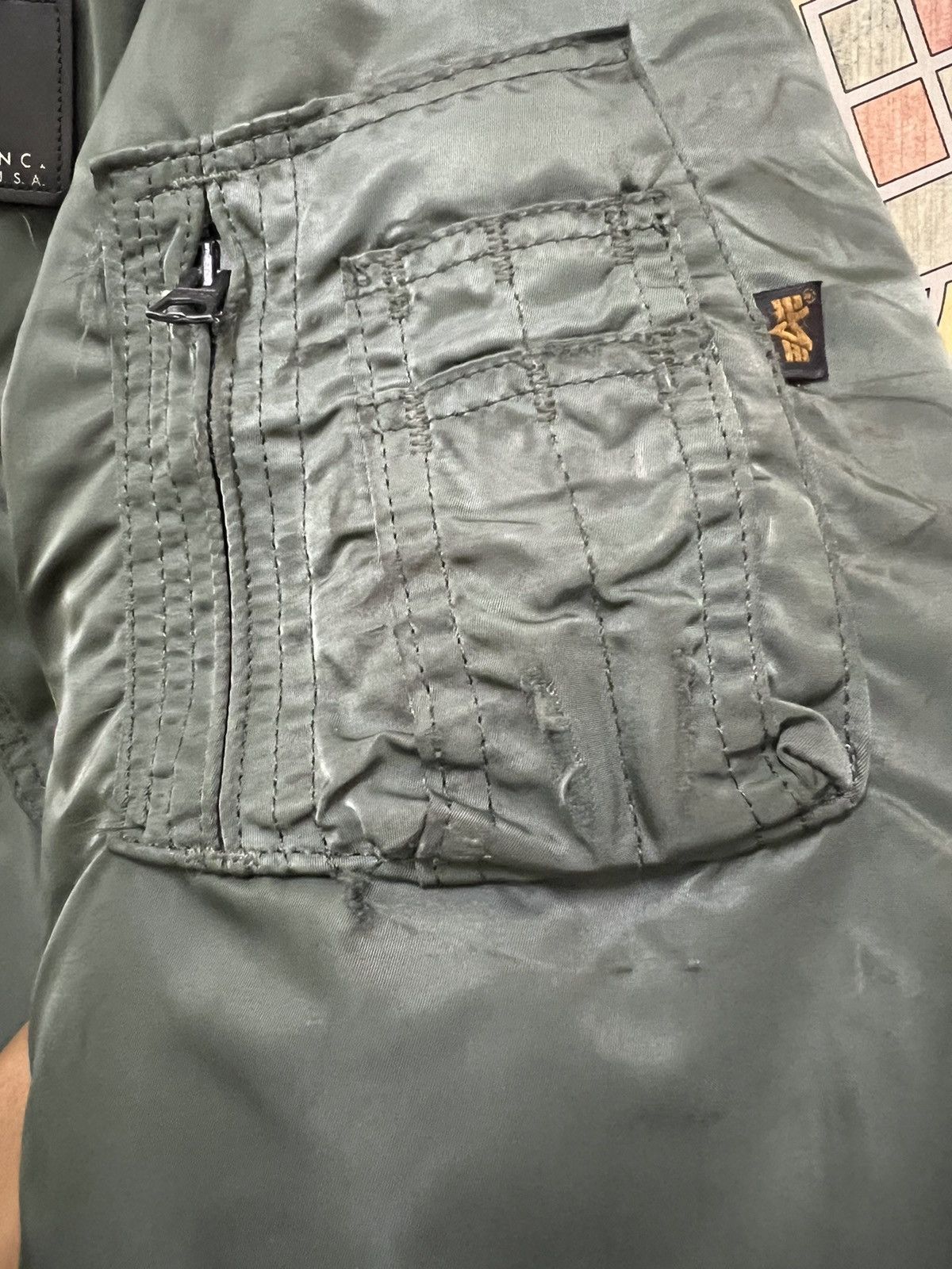 Alpha Industries ALPHA CWU-45P(N) greenTom Cruise Top Gun Maverick Size US M / EU 48-50 / 2 - 14 Thumbnail