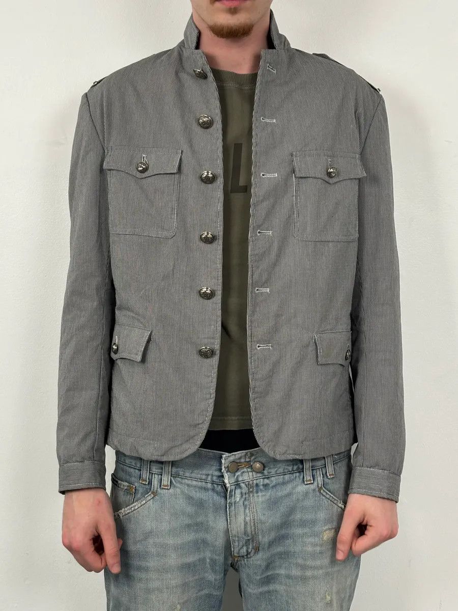 Imperial Imperial Grey Napoleon Officer Blazer Jacket Size US M / EU 48-50 / 2 - 1 Thumbnail