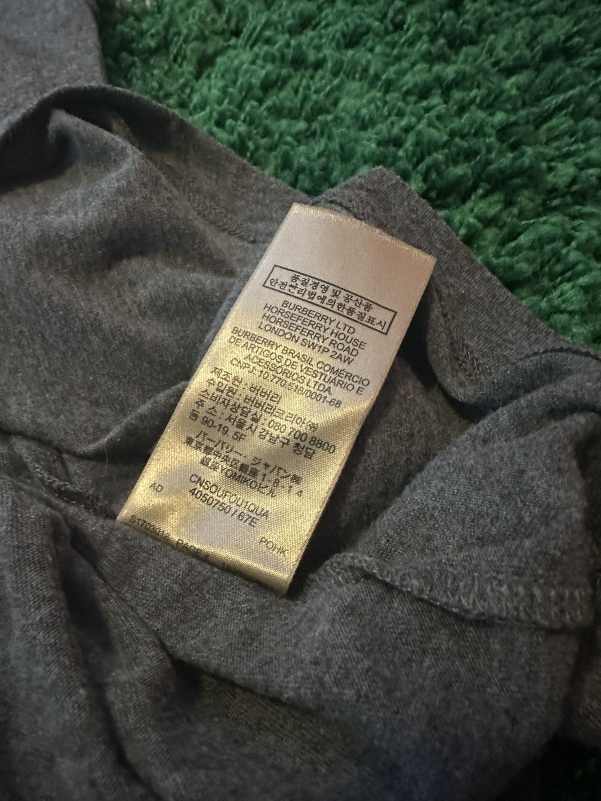 Burberry Burberry Logo Tee XL Size US XL / EU 56 / 4 - 5 Thumbnail