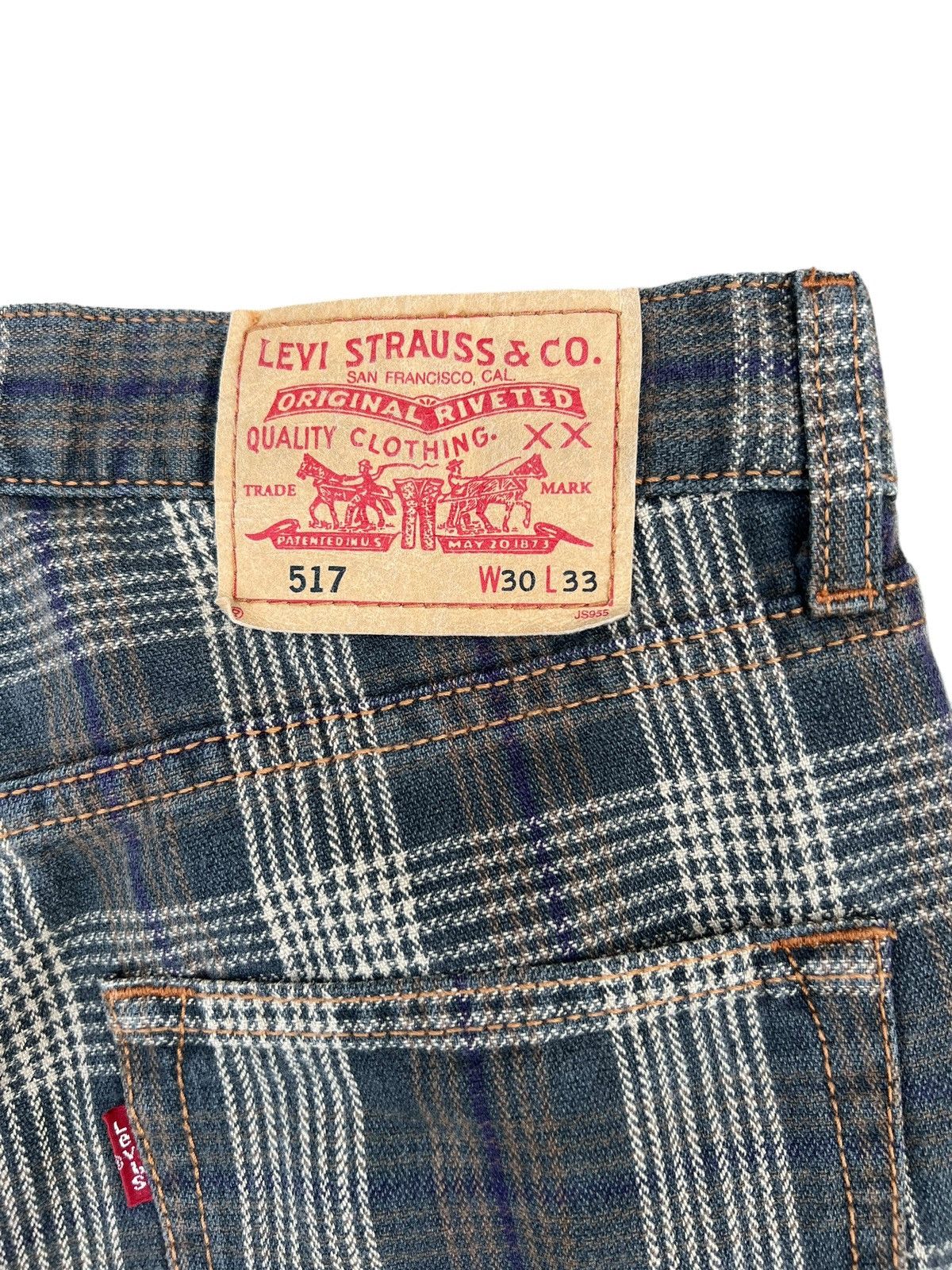 Levi's Vintage 2005 Levi’s 517 Checkered Bootcut Jeans Size US 30 / EU 46 - 17 Thumbnail