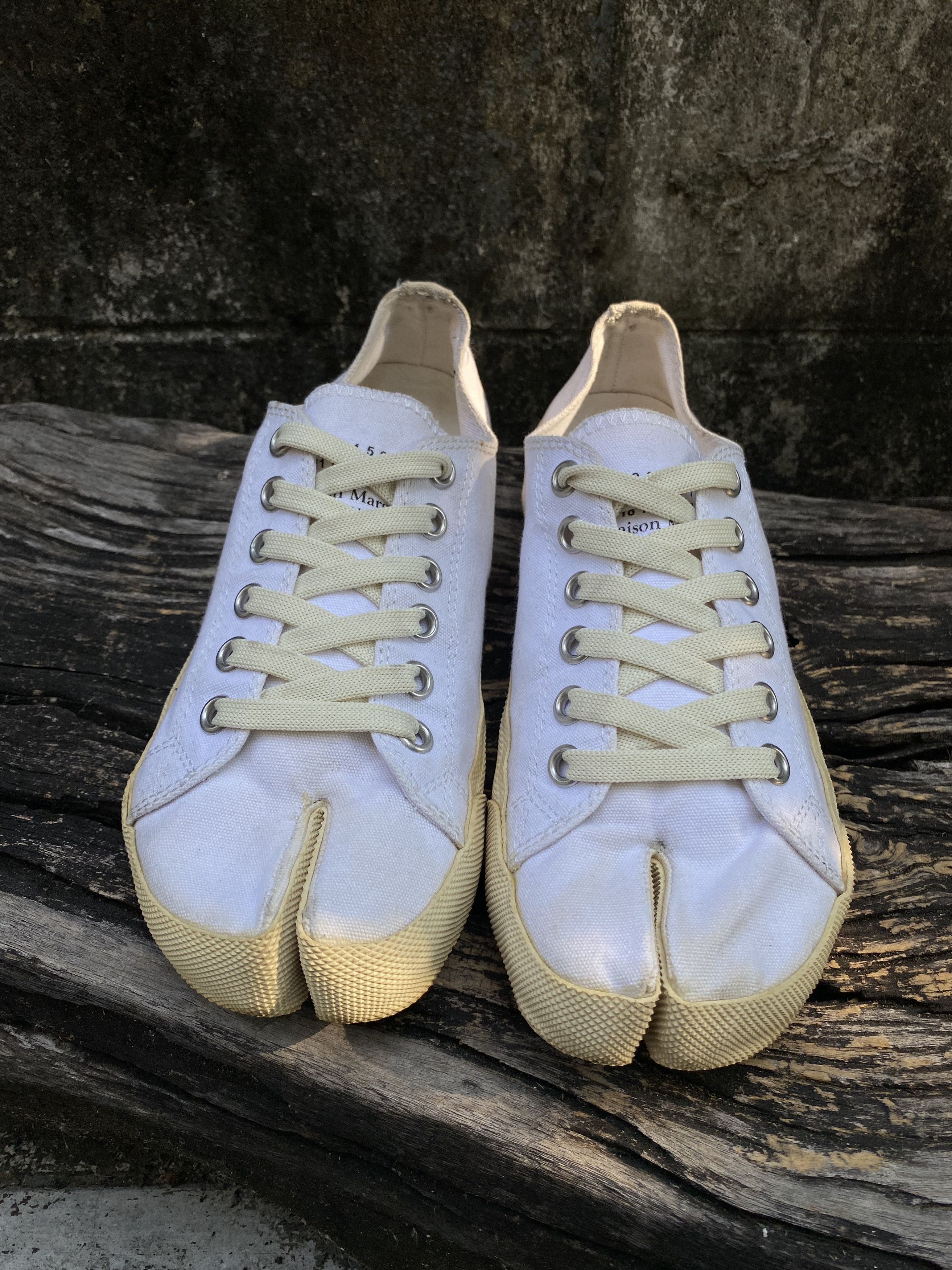 Maison Margiela Maison Margiela Tabi Canvas Sneakers Sz.37 | Grailed