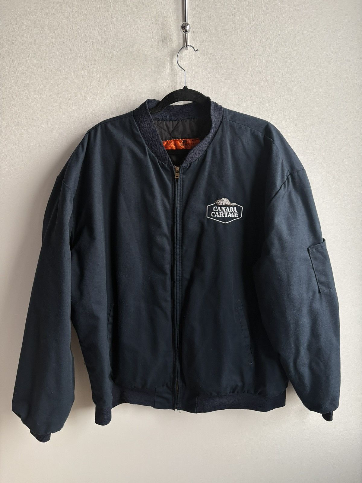 Red Kap Vintage Workwear Streetwear Red Kap Canada Bomber Jacket Size US XXL / EU 58 / 5 - 1 Thumbnail