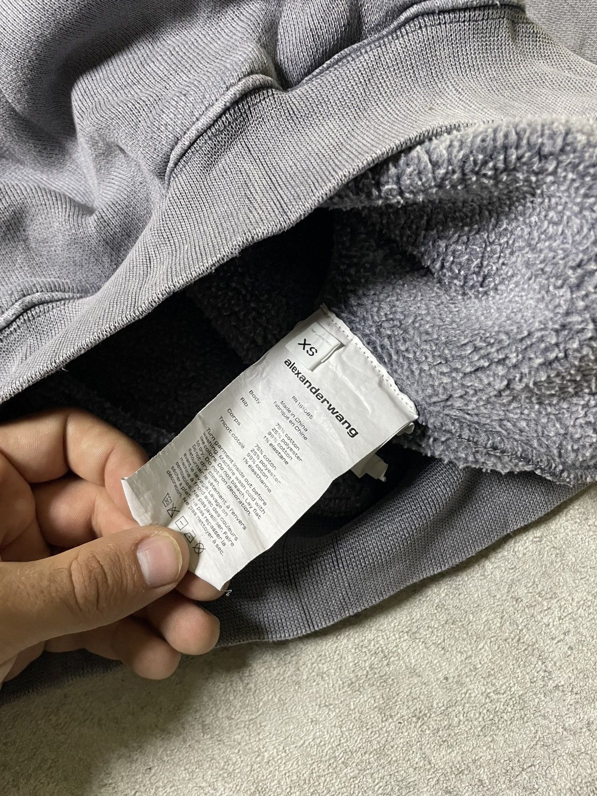 Alexander Wang Distress Yzy Gap Fit Very Rare color | Alexander Wang Hoodie Size US M / EU 48-50 / 2 - 15 Thumbnail