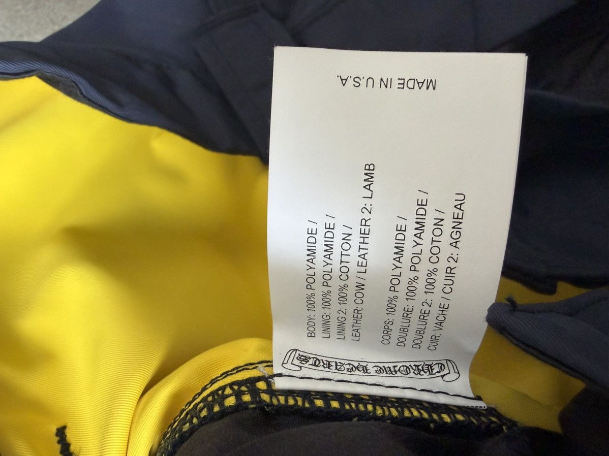 Chrome Hearts Chrome Hearts Navy Nylon & Leather Carpenter Pants Size US 34 / EU 50 - 15 Thumbnail