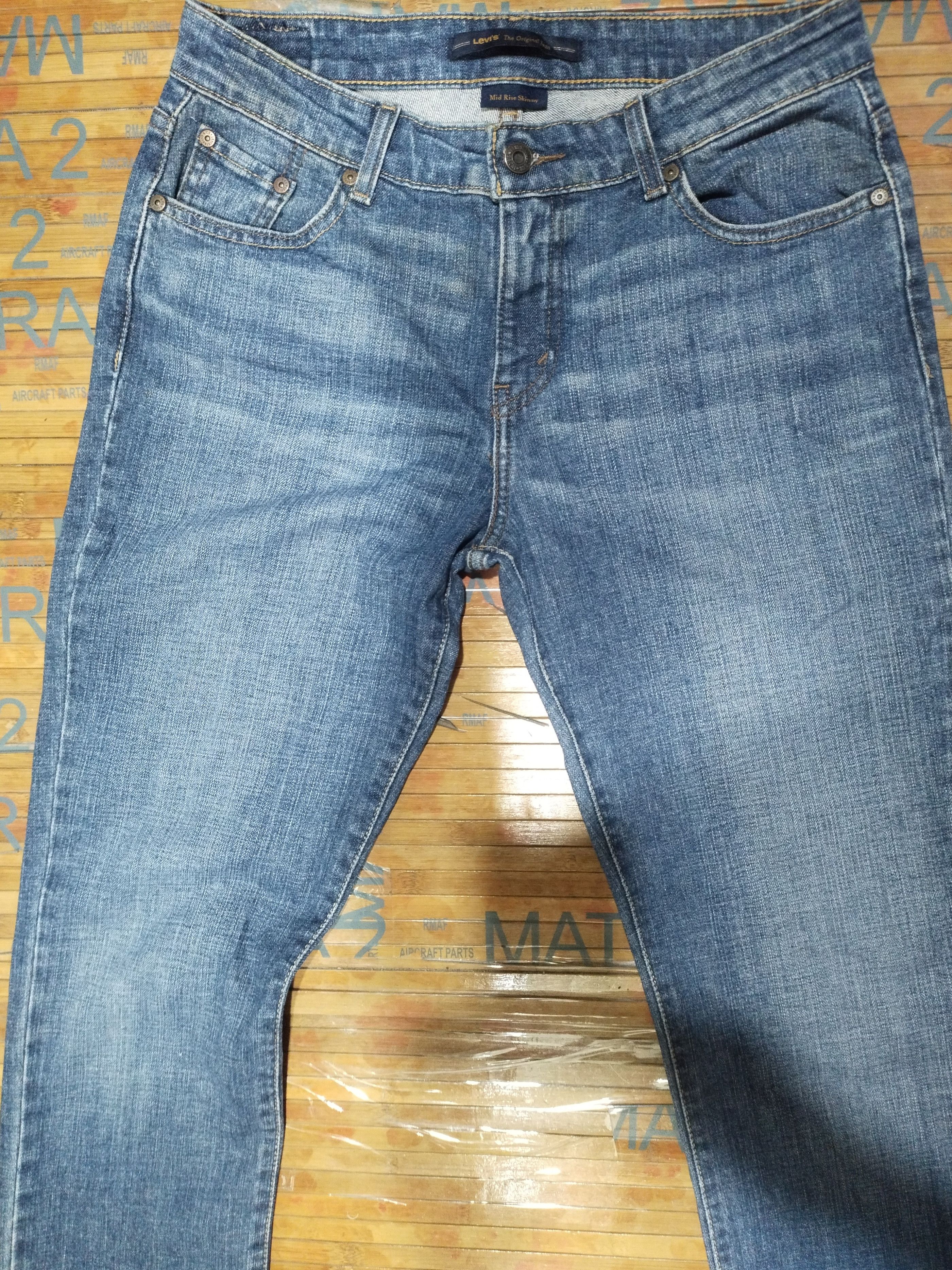 Levi's × Vintage Levis Women "Stretchabe" Mide Rise Skinny Sz 30" Size 30" / US 8 / IT 44 - 11 Thumbnail