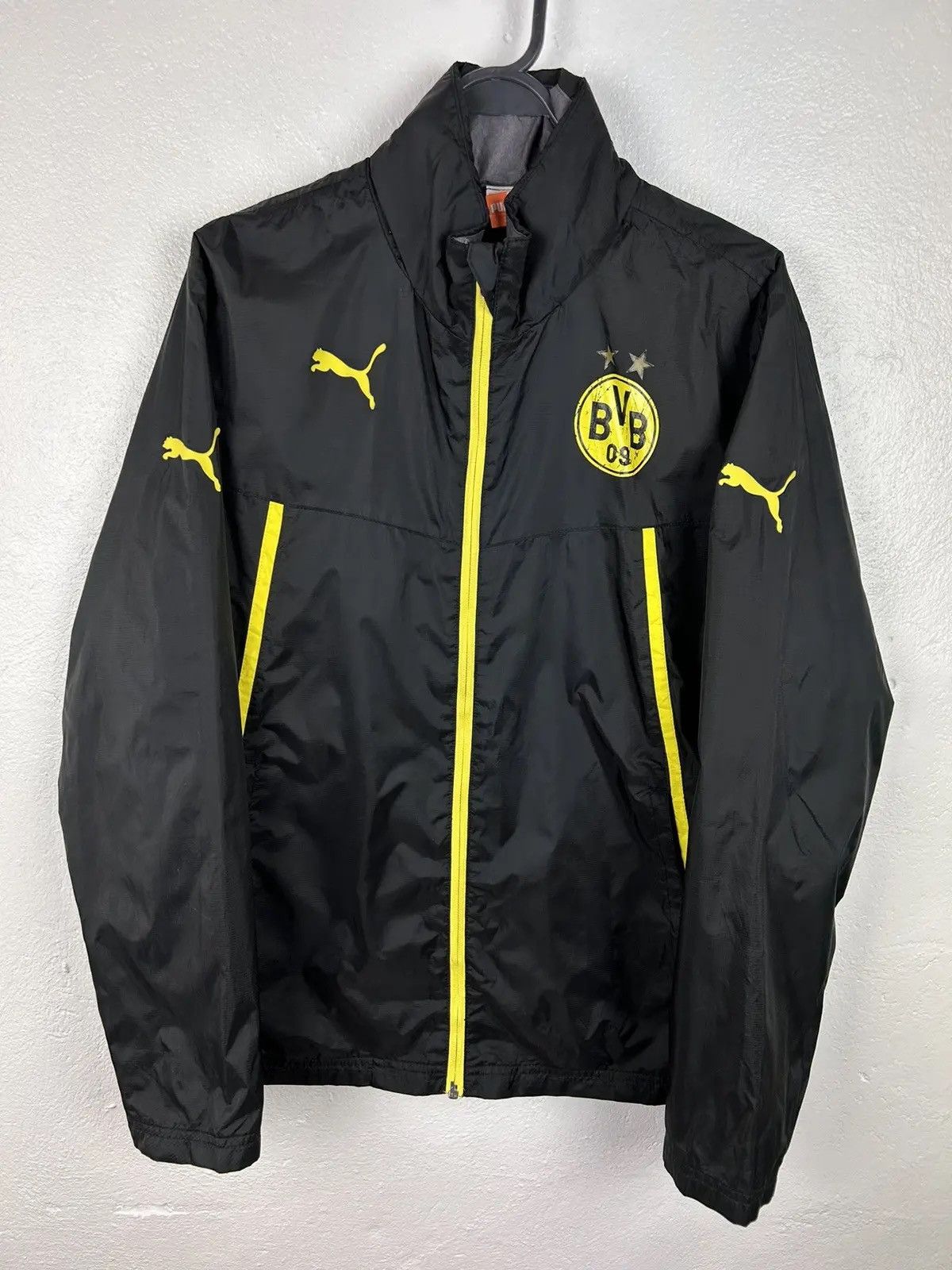 Puma Vintage Puma x BVB Borussia Dortmund Lightweight Jacket Size US S / EU 44-46 / 1 - 1 Thumbnail