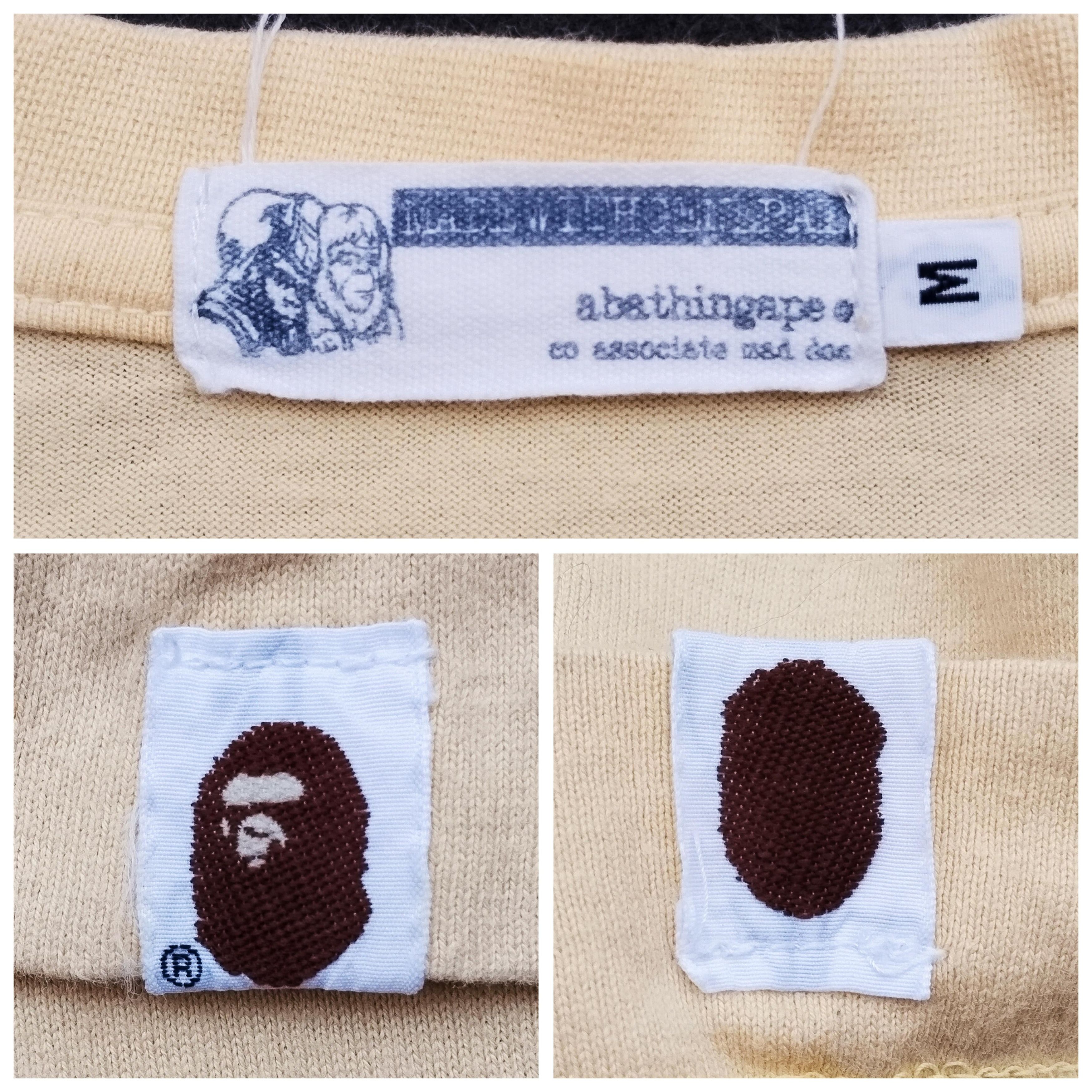 Bape 2001 Vintage Bape Stripe Netherlands Tee Size US M / EU 48-50 / 2 - 6 Thumbnail