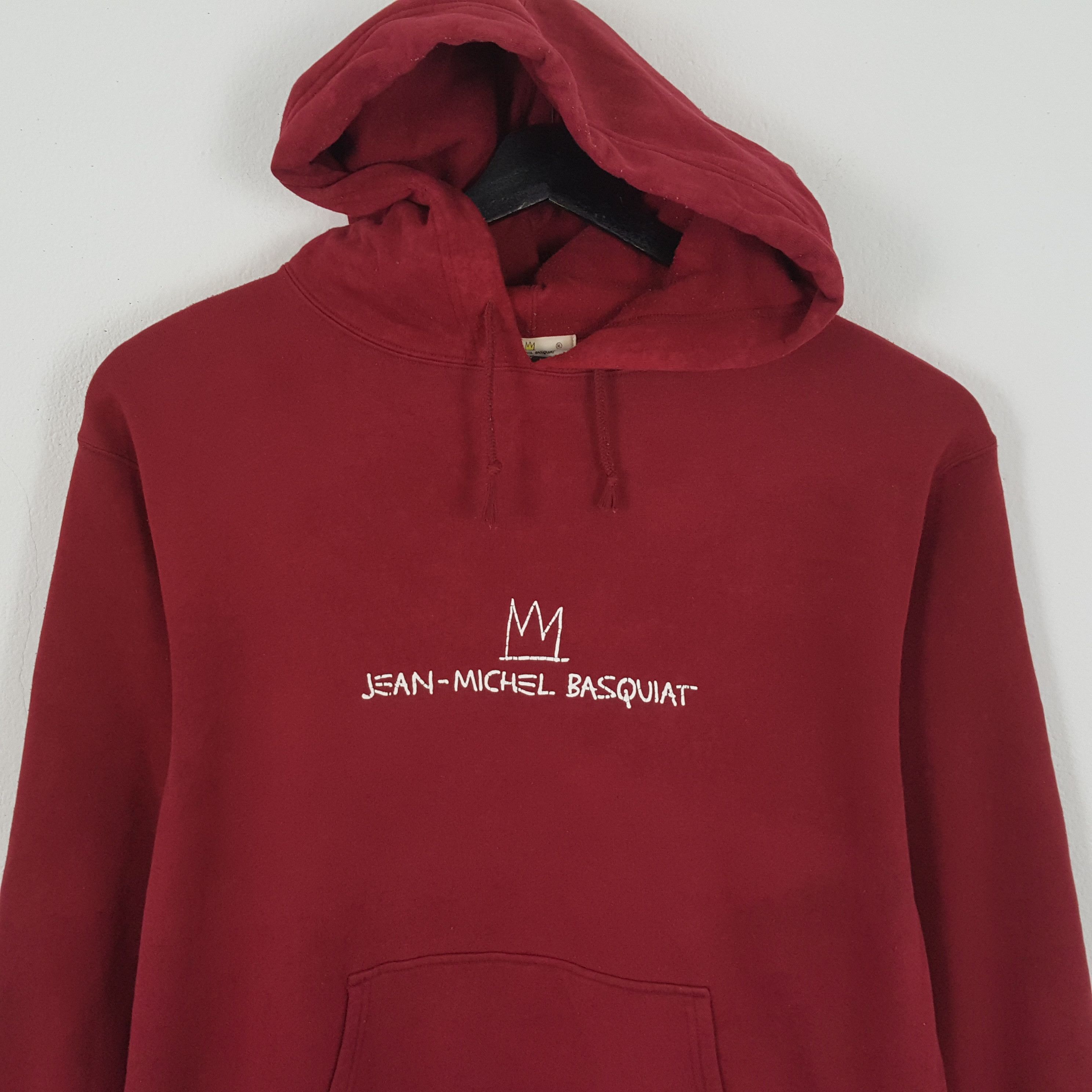 Jean-Michel Basquiat × Vintage JEAN MICHEL BASQUIAT Streetwear Style Hoodies Size US XL / EU 56 / 4 - 4 Thumbnail