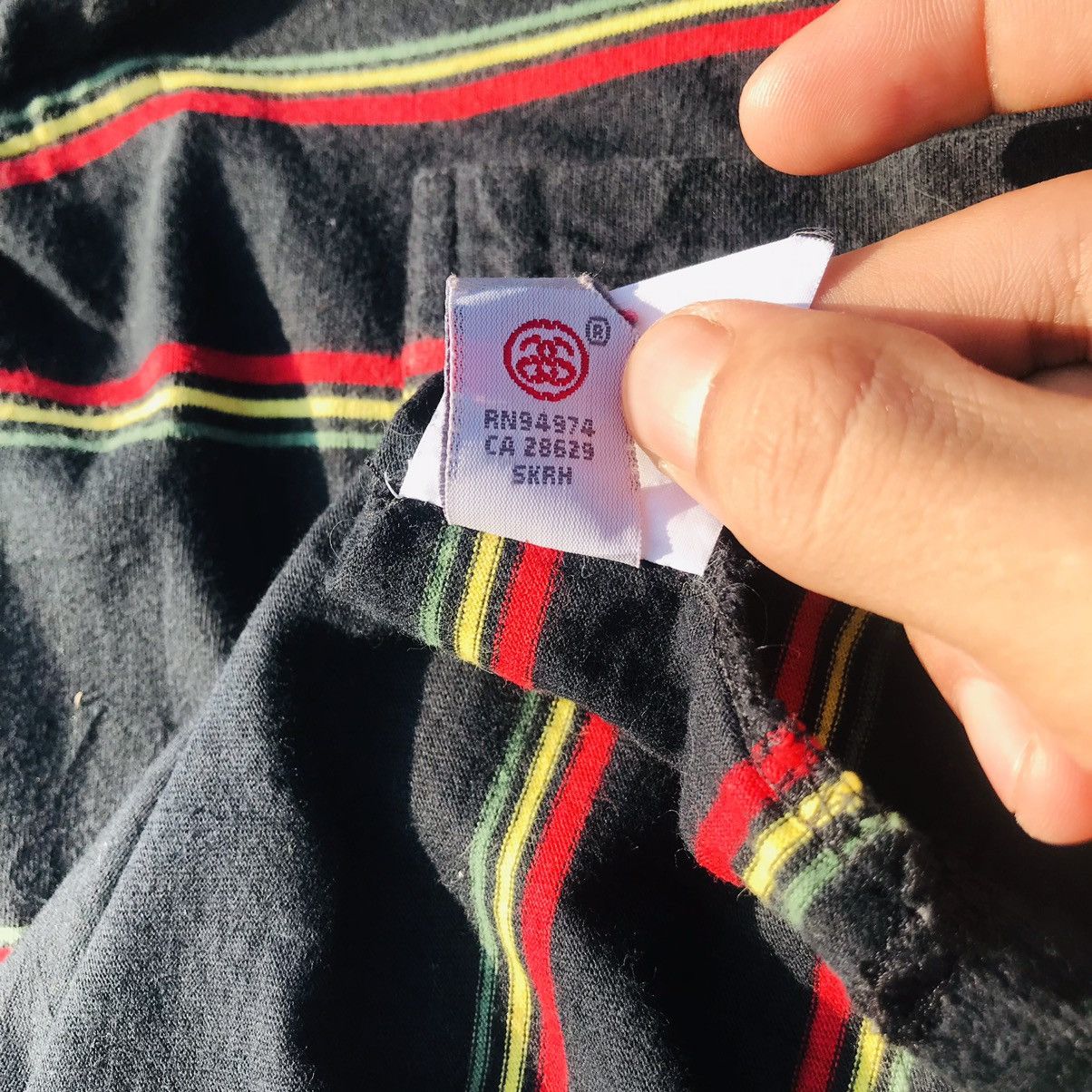 Stussy Vintage Stussy Rasta Polo Rugby Shirt Size US M / EU 48-50 / 2 - 8 Thumbnail