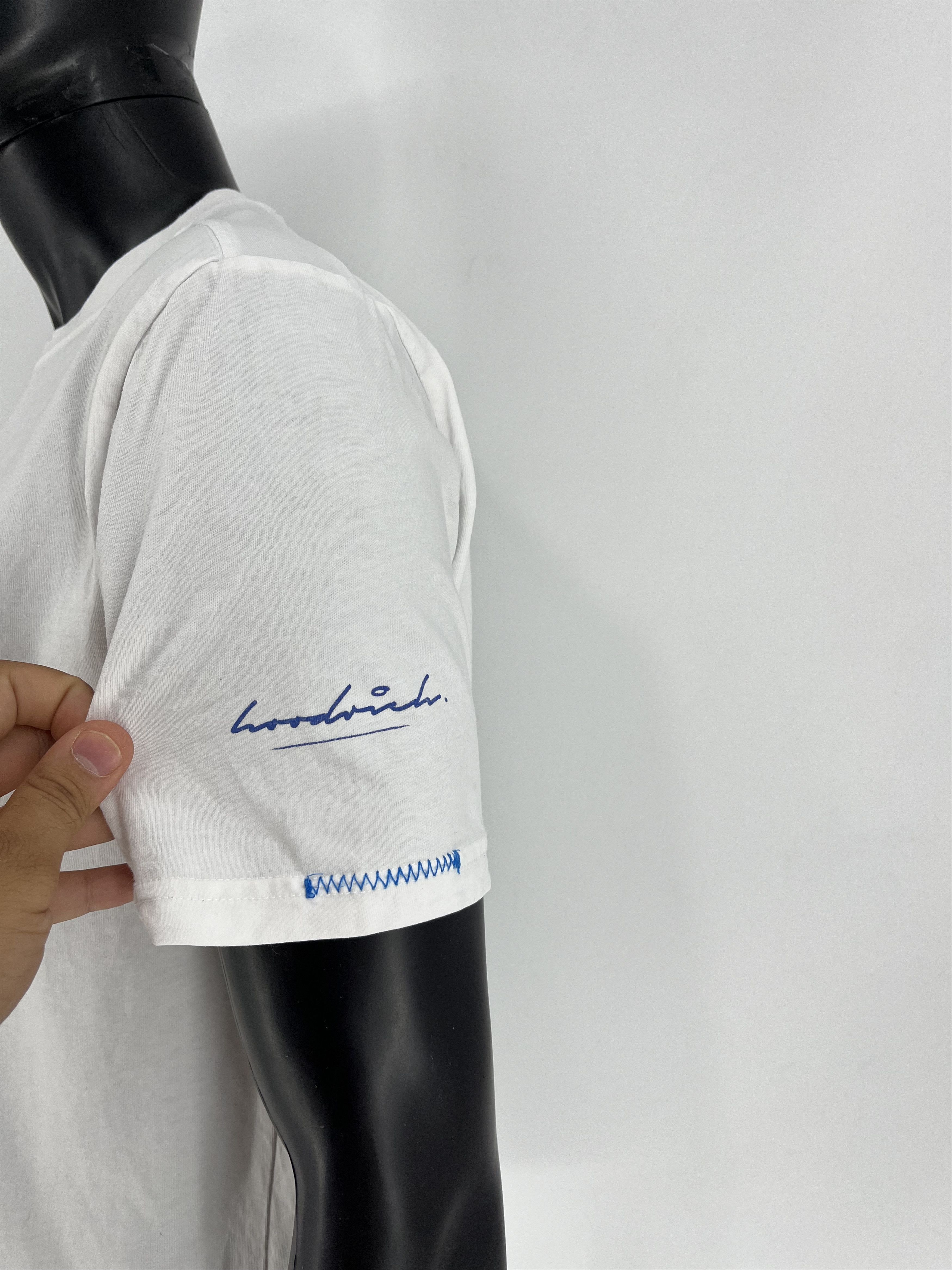 Hoodrich × Vintage Hype Hoodrich Big Logo Drill Y2K Streetwear White Tee Size US M / EU 48-50 / 2 - 8 Thumbnail