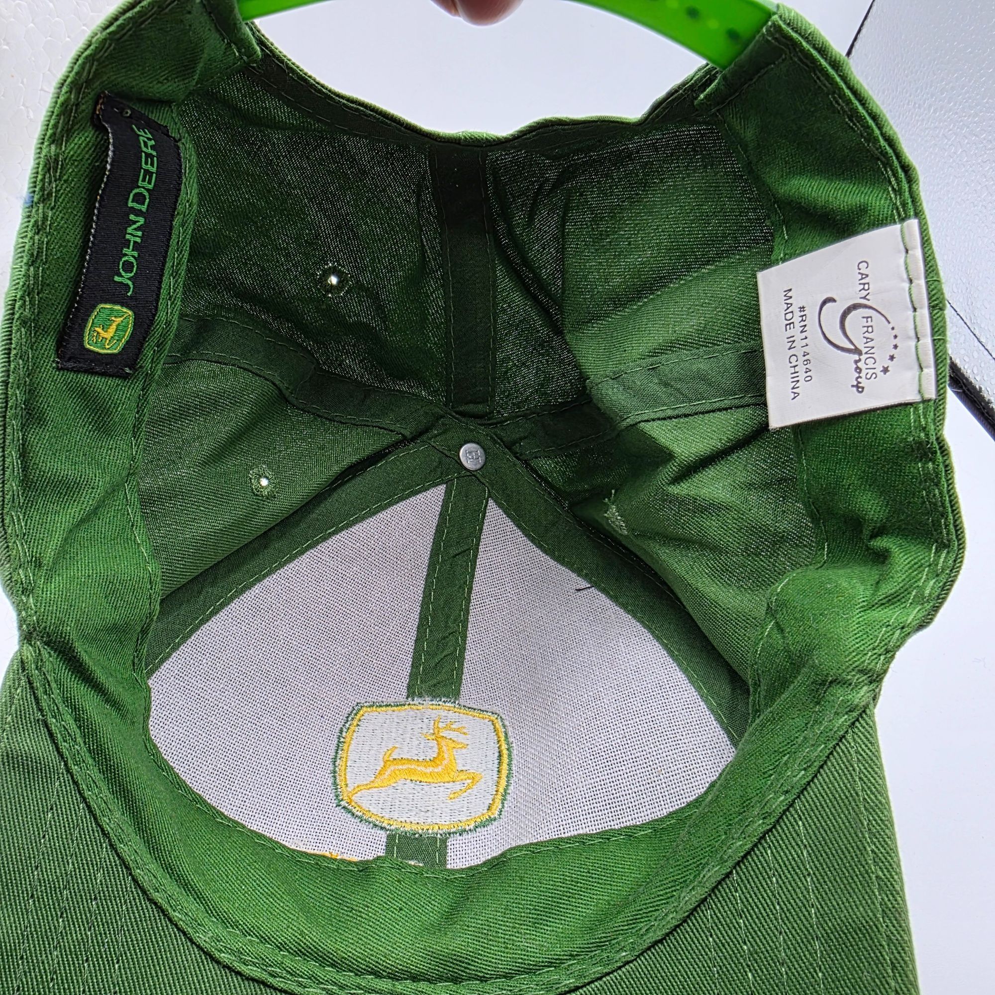 John Deere John Deere Snapback Hat Green Adjustable Embroidered Logo Ad Size ONE SIZE - 7 Thumbnail