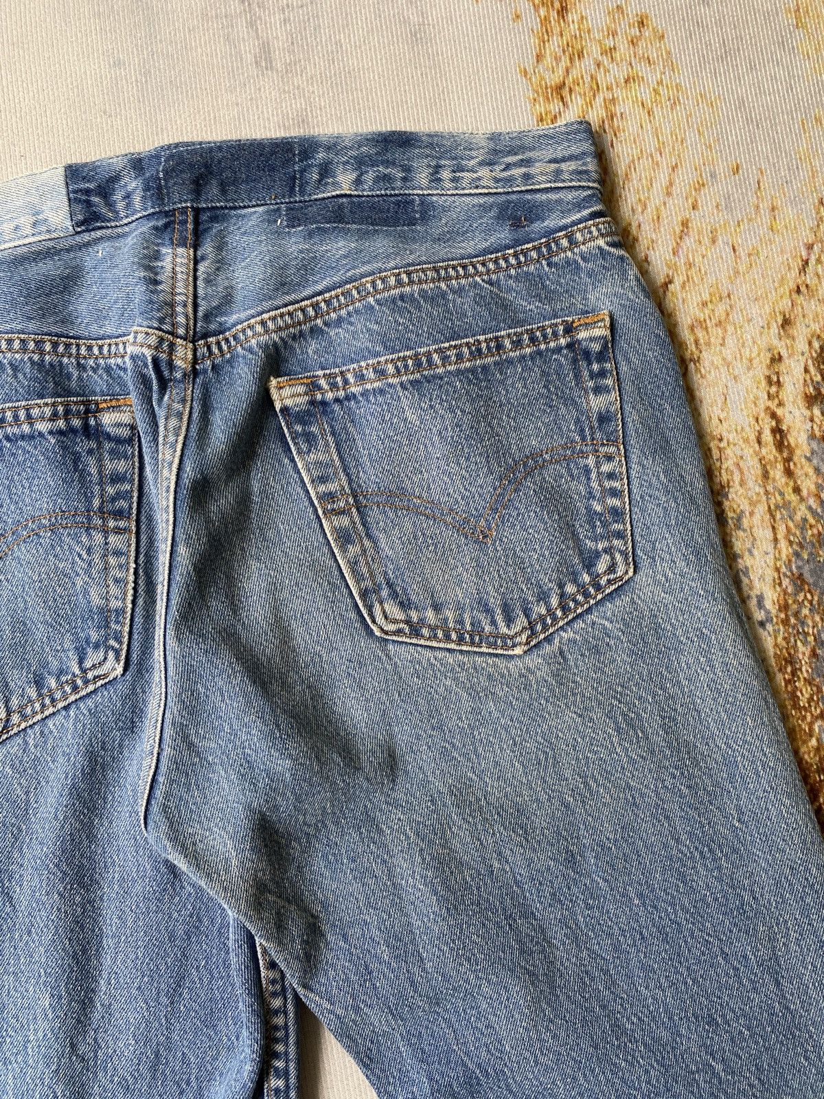 Levi's × Vintage 1990s - Levi’s 501 X The Garment Reconstruct Denim Size US 32 / EU 48 - 14 Thumbnail