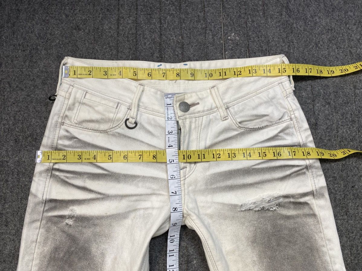 Vanquish Vanquish Gold Japan Denim Jeans Distressed Waist Size 31 Size 31" - 14 Thumbnail