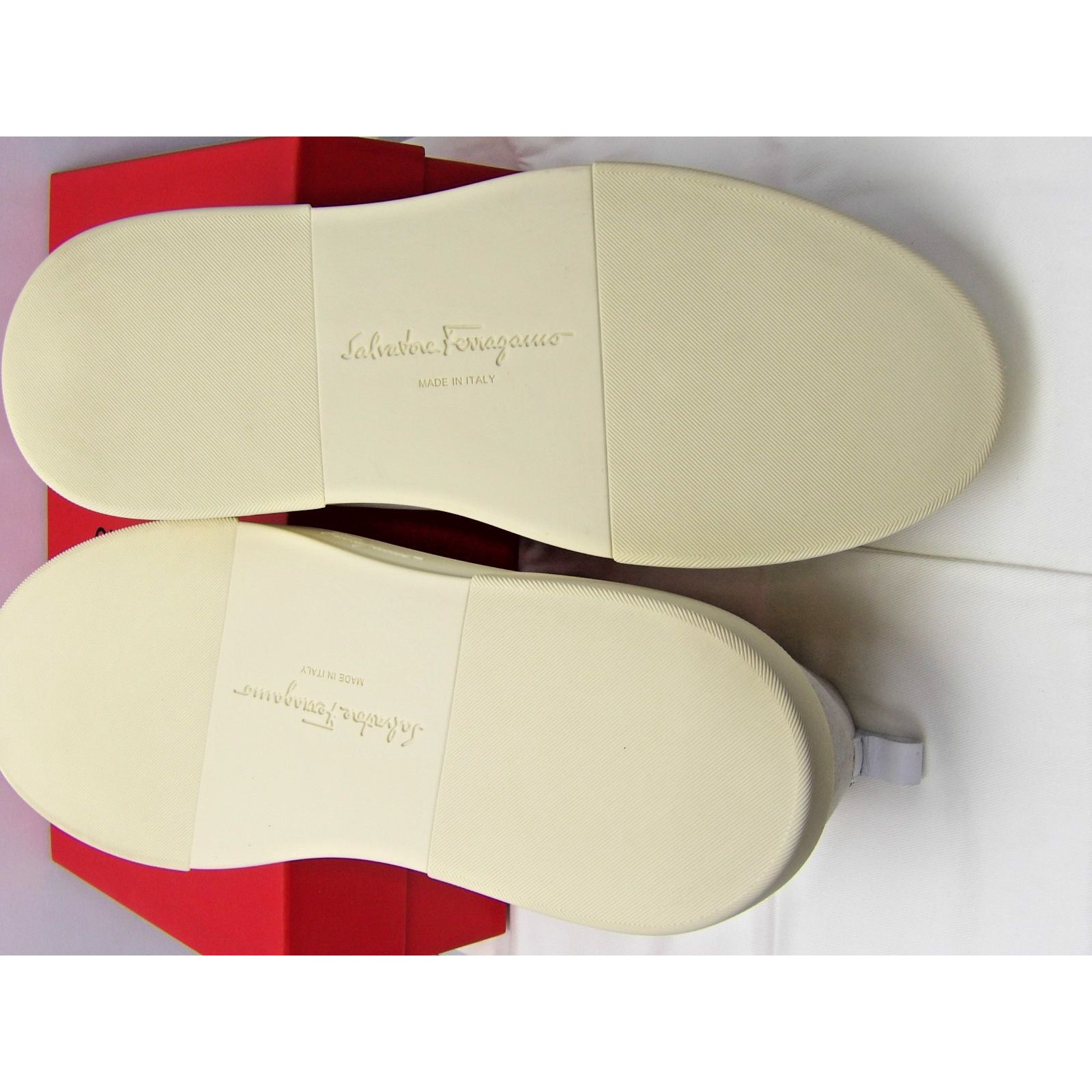 Salvatore Ferragamo FERRAGAMO CASSINA WHITE LEATHER GANCINI LOGO SNEAKERS 12 IT Size US 13 / EU 46 - 12 Thumbnail