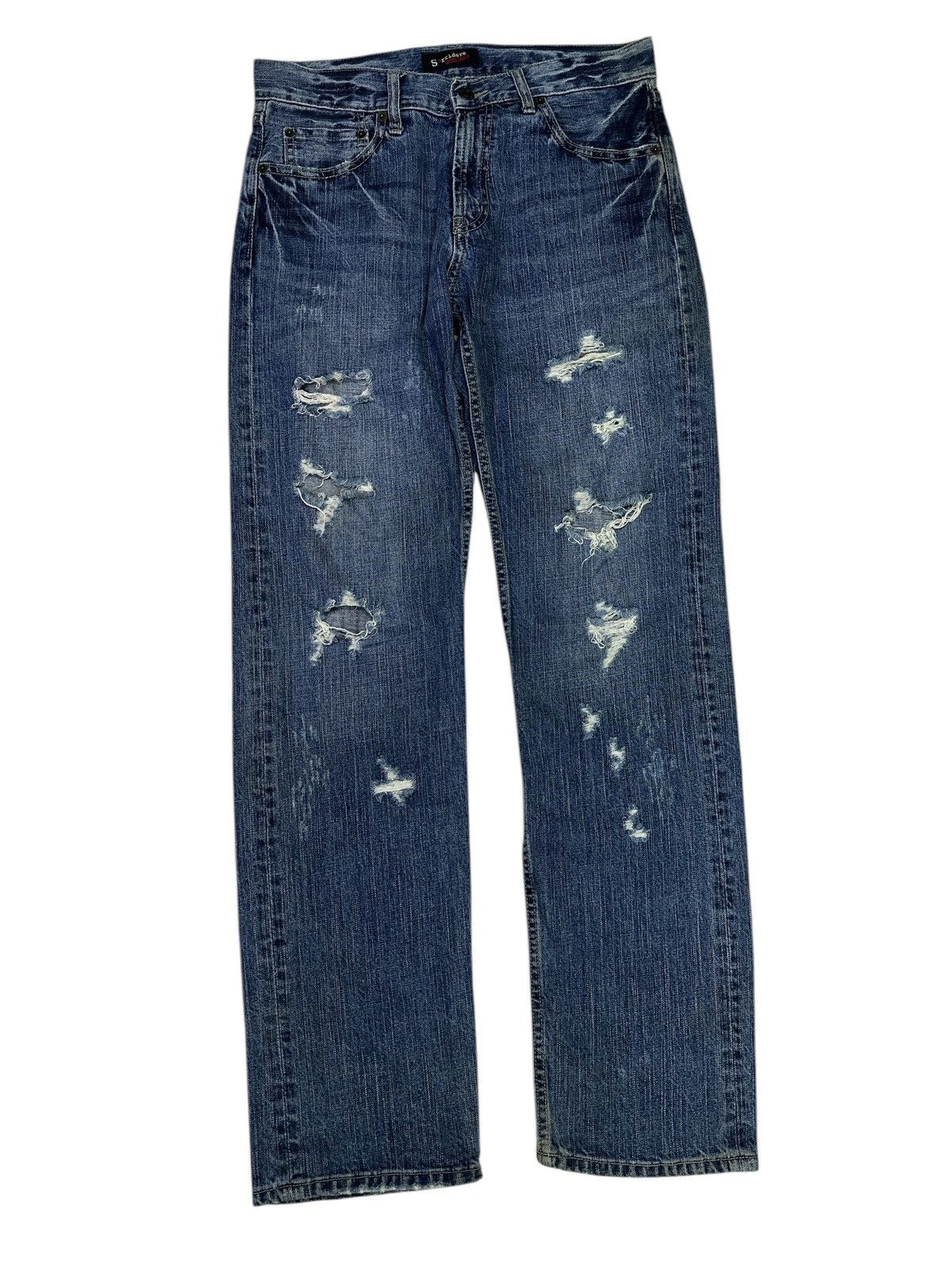 If Six Was Nine Distress Denim Style Sorridere Crazy Design 💥 Size US 32 / EU 48 - 1 Thumbnail
