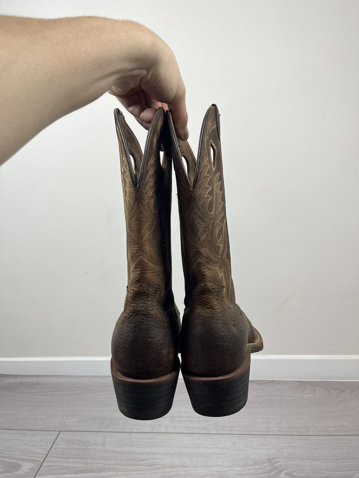 Ariat Ariat American Western Cowboy Brown Leather Boots Size US 10 / EU 43 - 12 Thumbnail