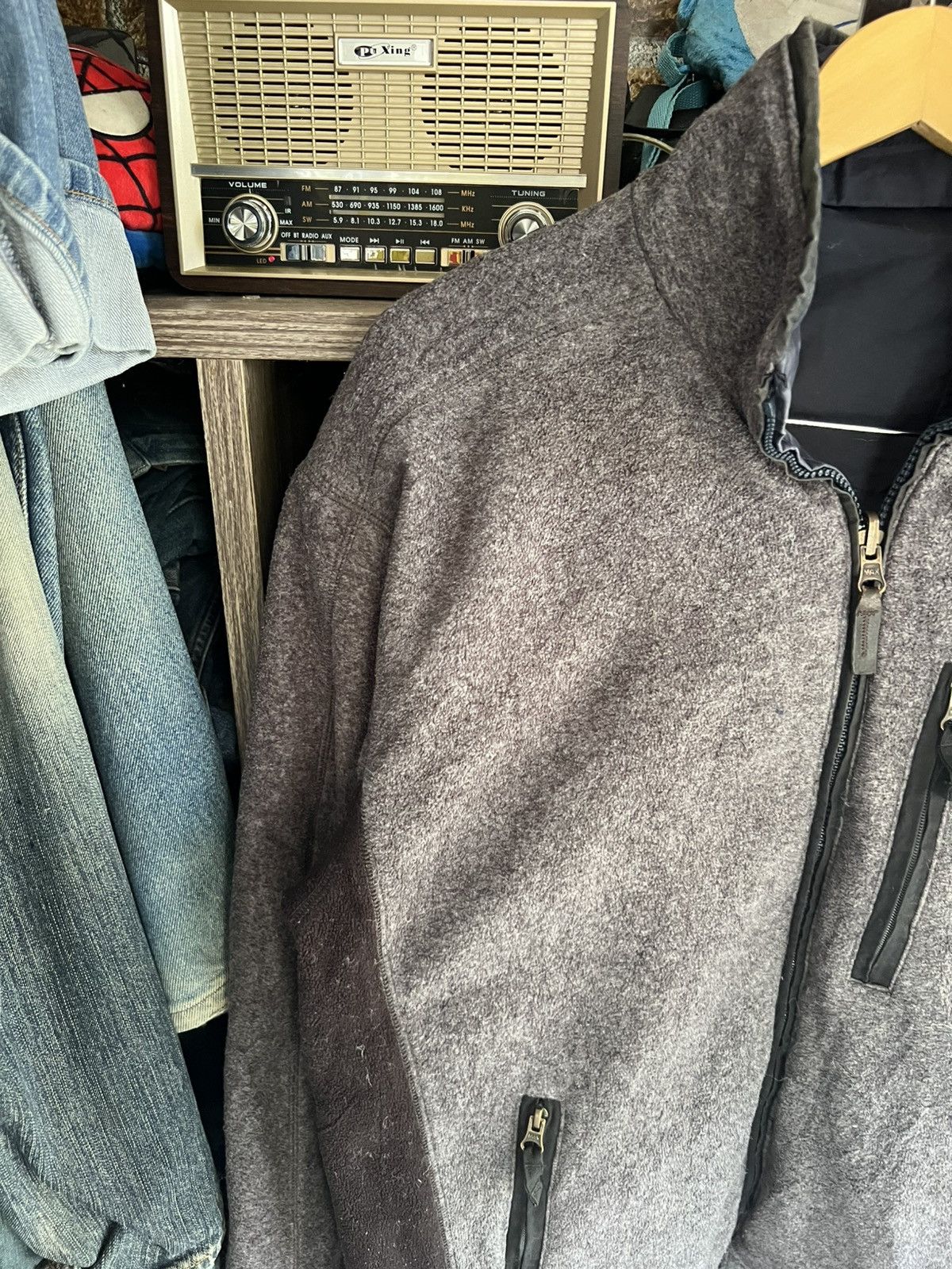 Marks & Spencer 🔥Rare Marks & Spencer Distressed Reversible Zipper Jacket Size US M / EU 48-50 / 2 - 10 Thumbnail