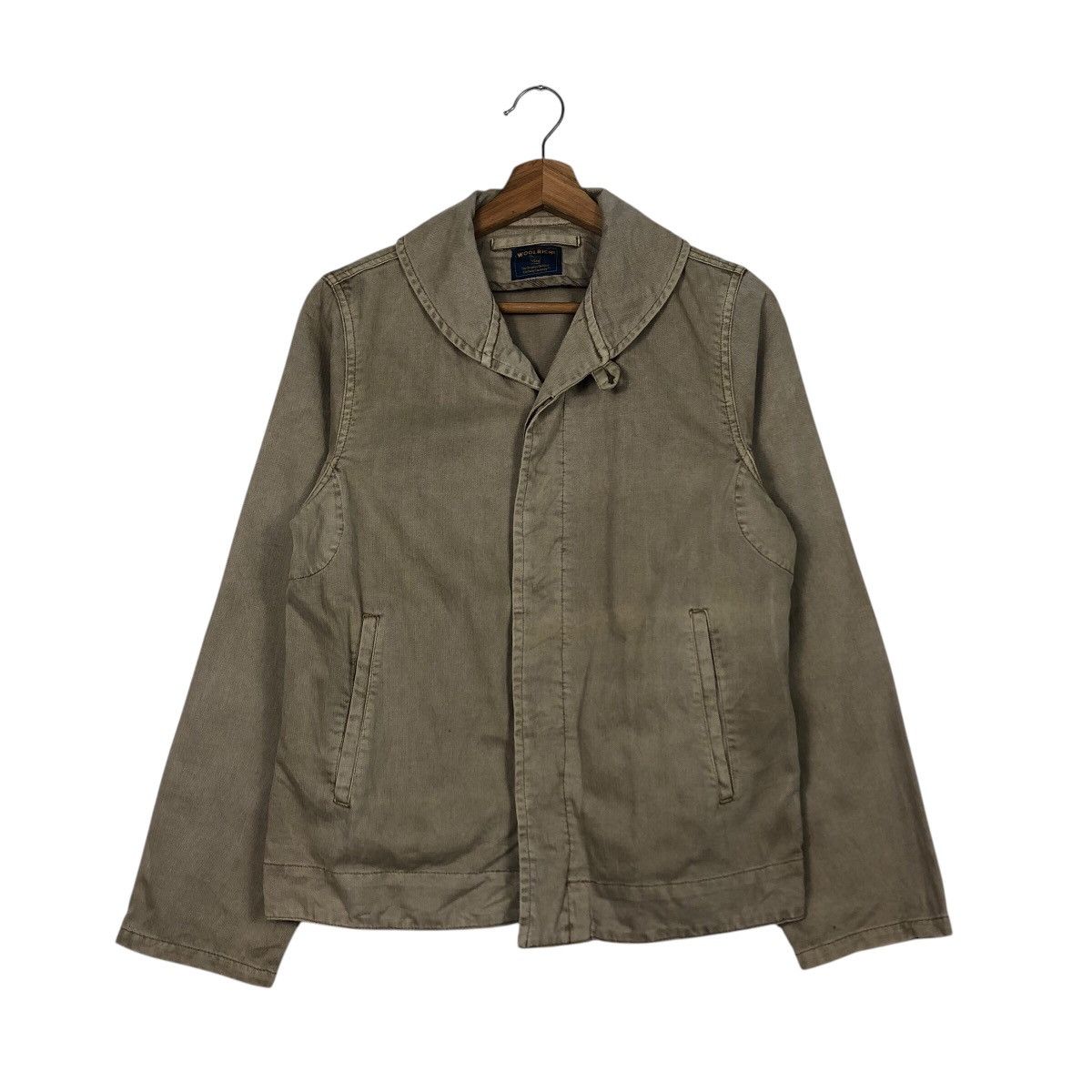 Japanese Brand 📌Vintage Chore Work Jacket Woolrich Duck Canvas Size US M / EU 48-50 / 2 - 2 Thumbnail