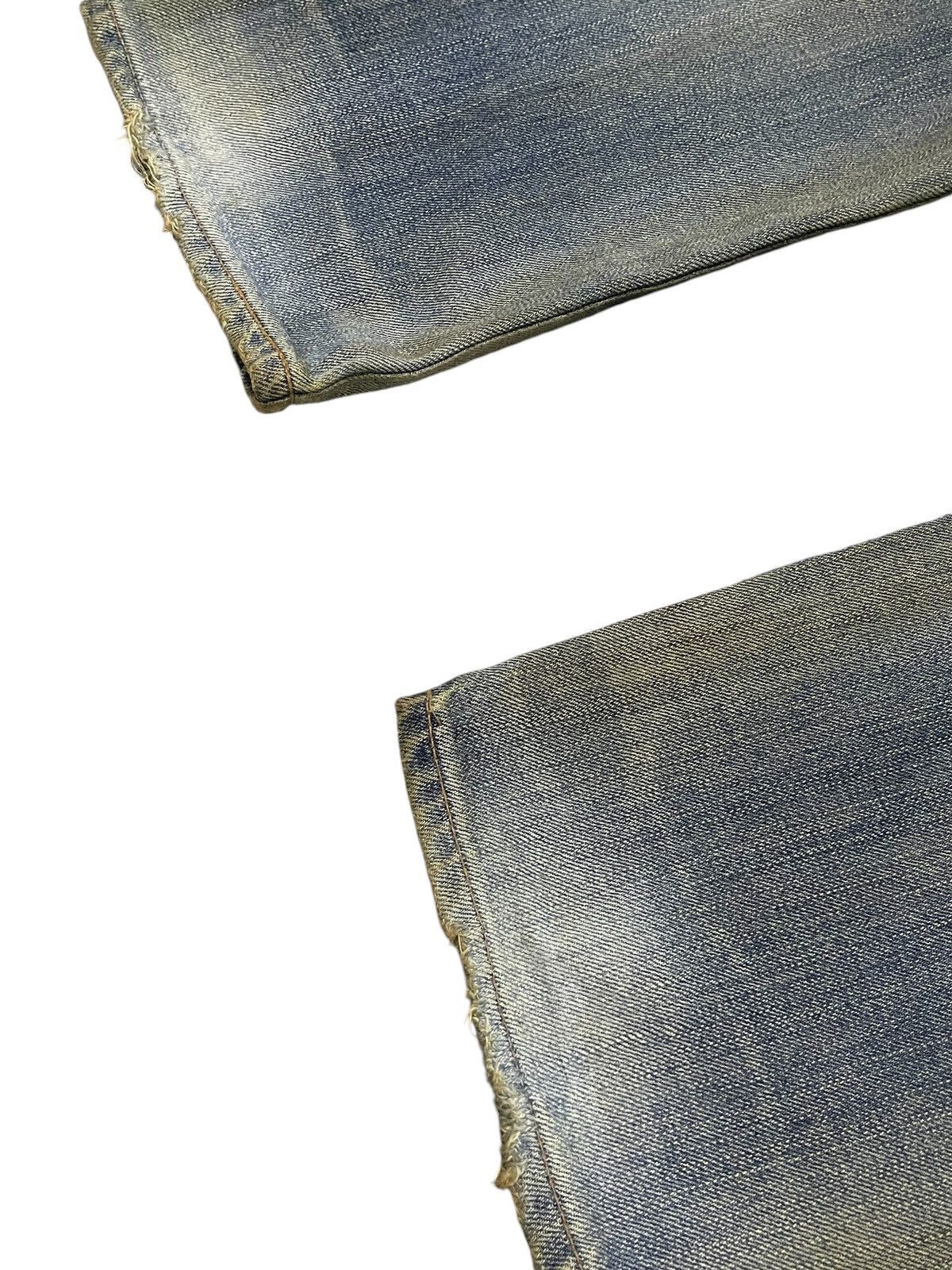 Edwin × If Six Was Nine × Levi's Edwin 505 Selvedge Muddy Wash Distressed Loose Jeans Size US 29 - 14 Thumbnail