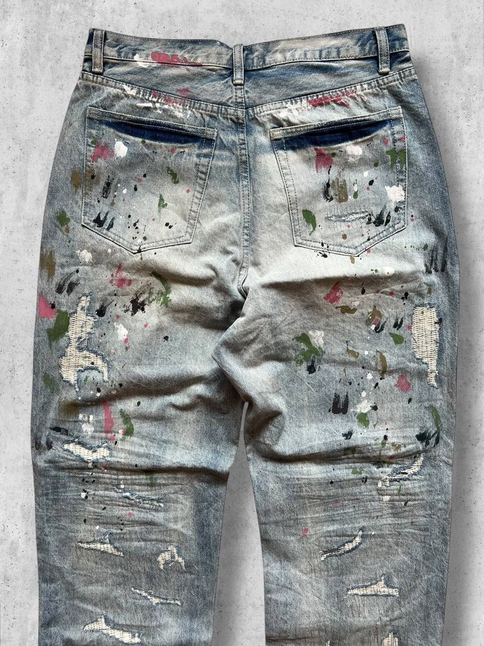 Other Jeans Ripped n Painted ifsixwasnine hystericglamour y2k bagg Size US 34 / EU 50 - 5 Thumbnail
