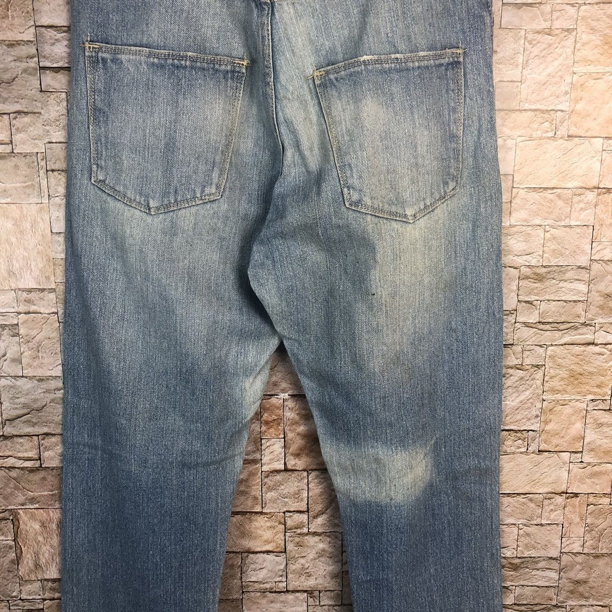 Japanese Brand Archives Blue Distressed Denim Pants #A65 Size US 30 / EU 46 - 17 Thumbnail